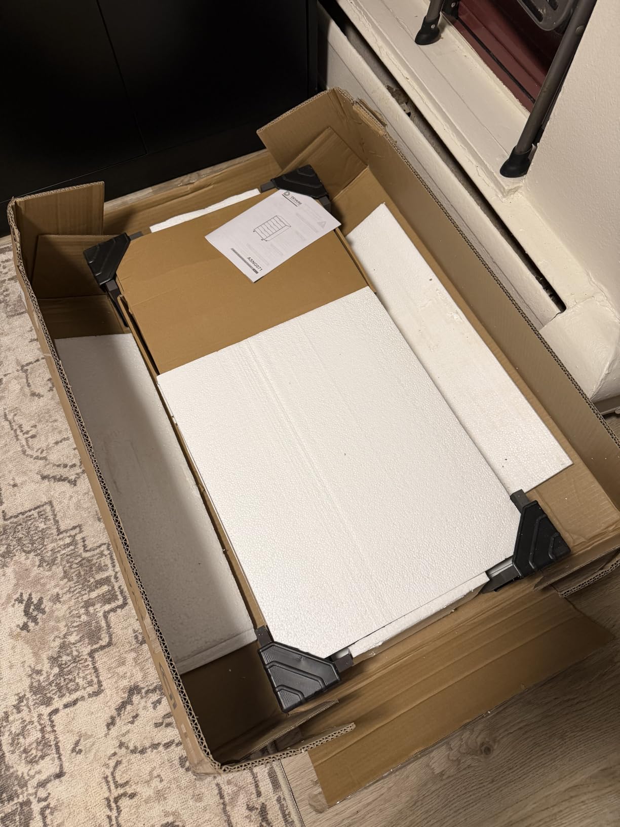 DEVAISE 5-Drawer Filing Cabinet Under Desk, Storage file Cabinet, White customer photo 1