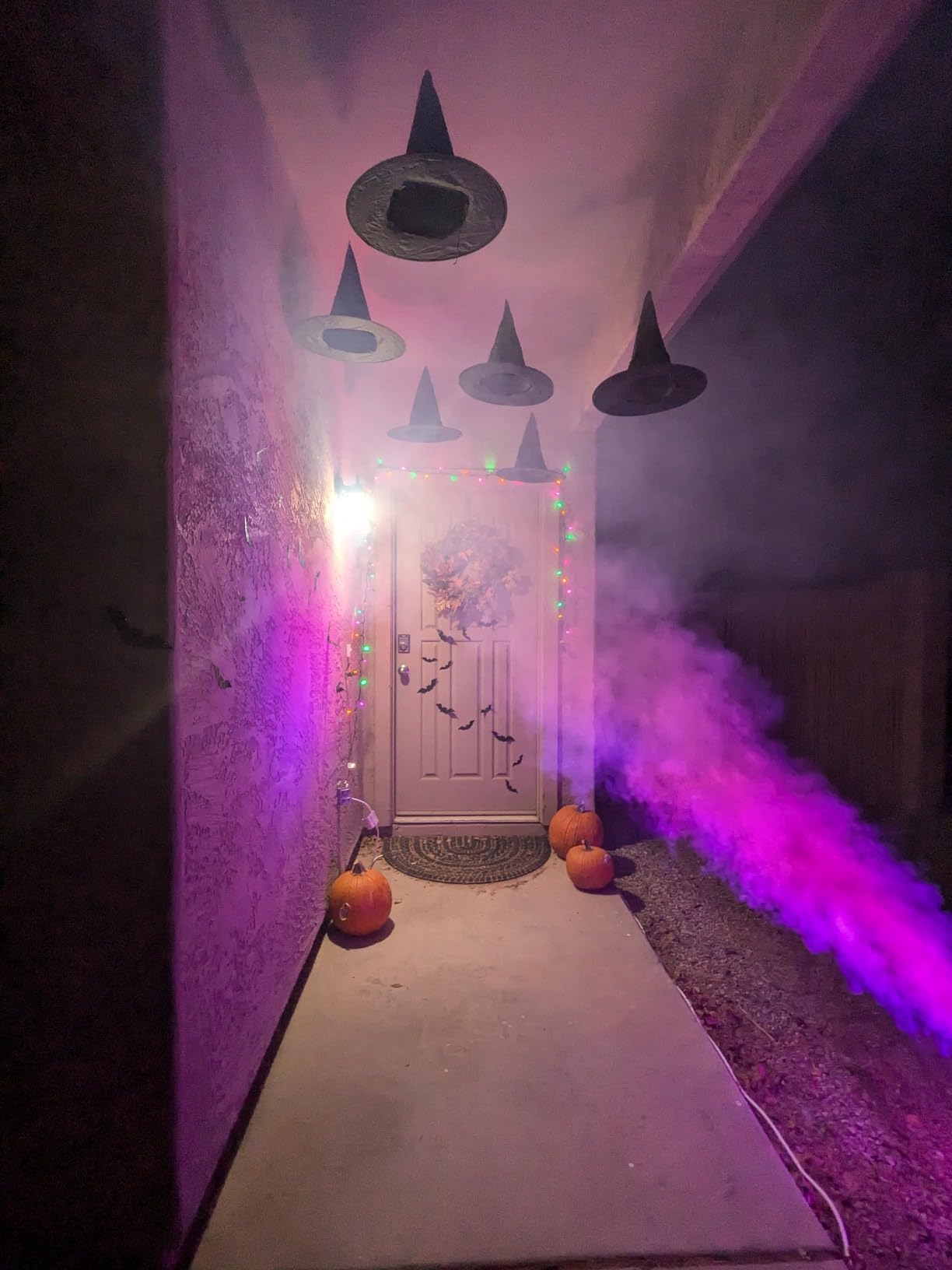 AGPTEK Fog Machine, 12 Colors, 600W Smoke Machine, Low Fluid Auto Shutoff | Upgrade Auto Mode, Wireless Remote, 12 LED Lights Effect, Dry Run Protect,Wedding Halloween Party DJ Stage,Indoor Outdoor Use customer photo 2