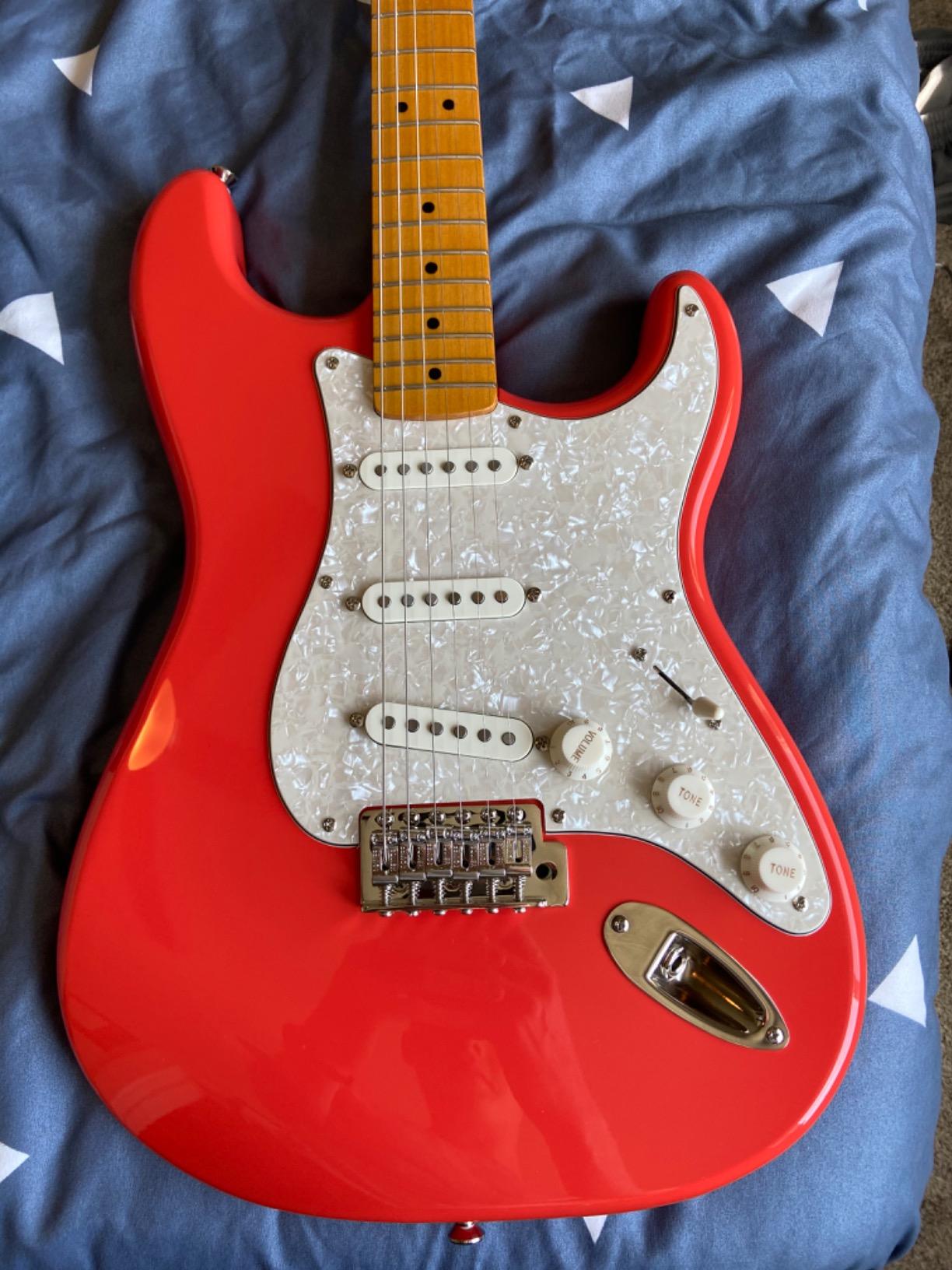 Squier Classic Vibe 50s Stratocaster Electric Guitar, 2-Color Sunburst customer photo 2