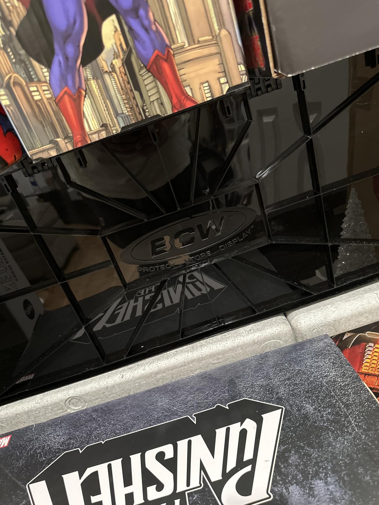 BCW Long Comic Book Bins, Holds 300 Comics Each, Stackable, Black, 1 Pack customer photo 2