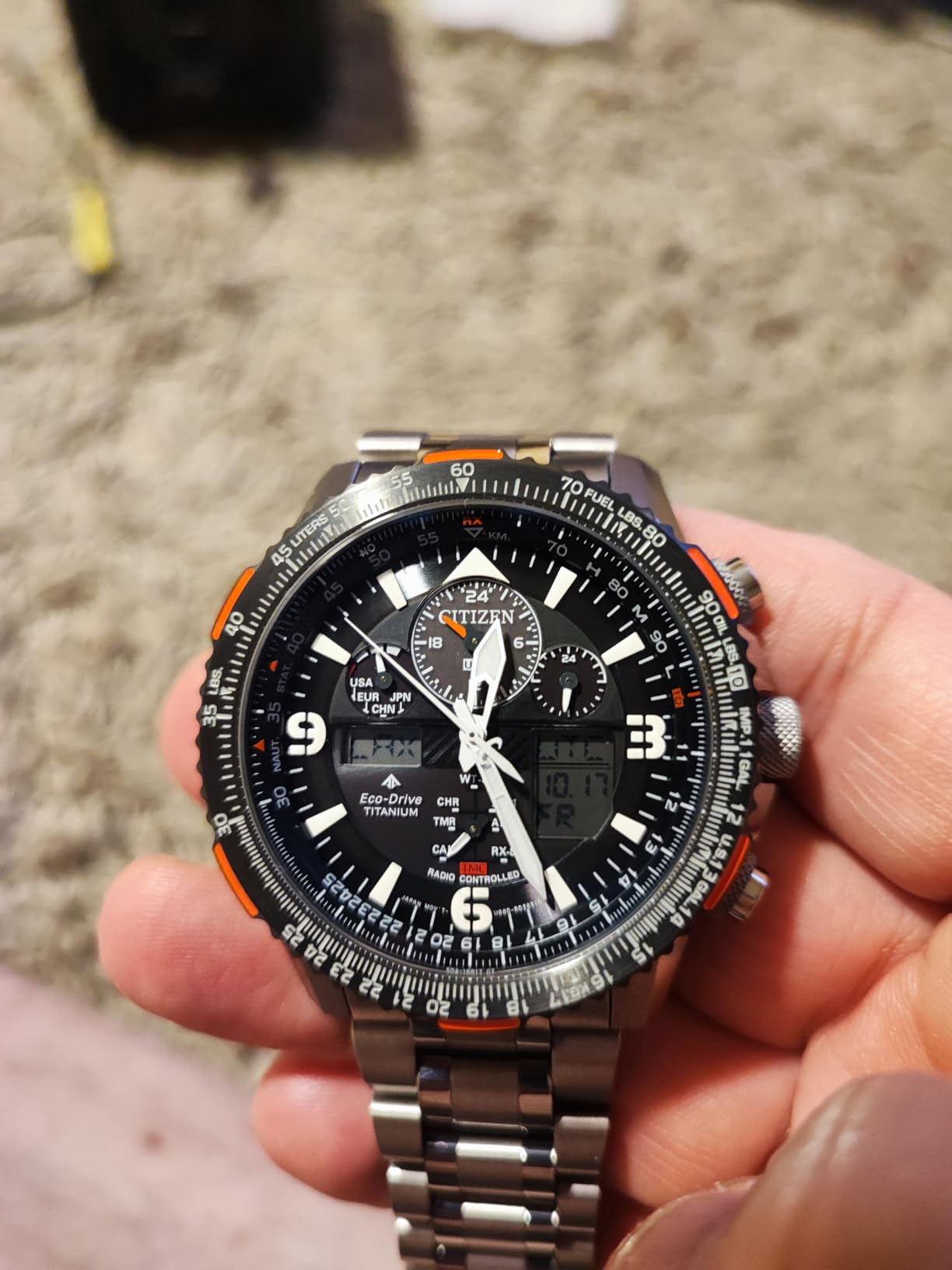 Citizen Men's Promaster Air Skyhawk Eco-Drive Pilot Watch customer photo 1