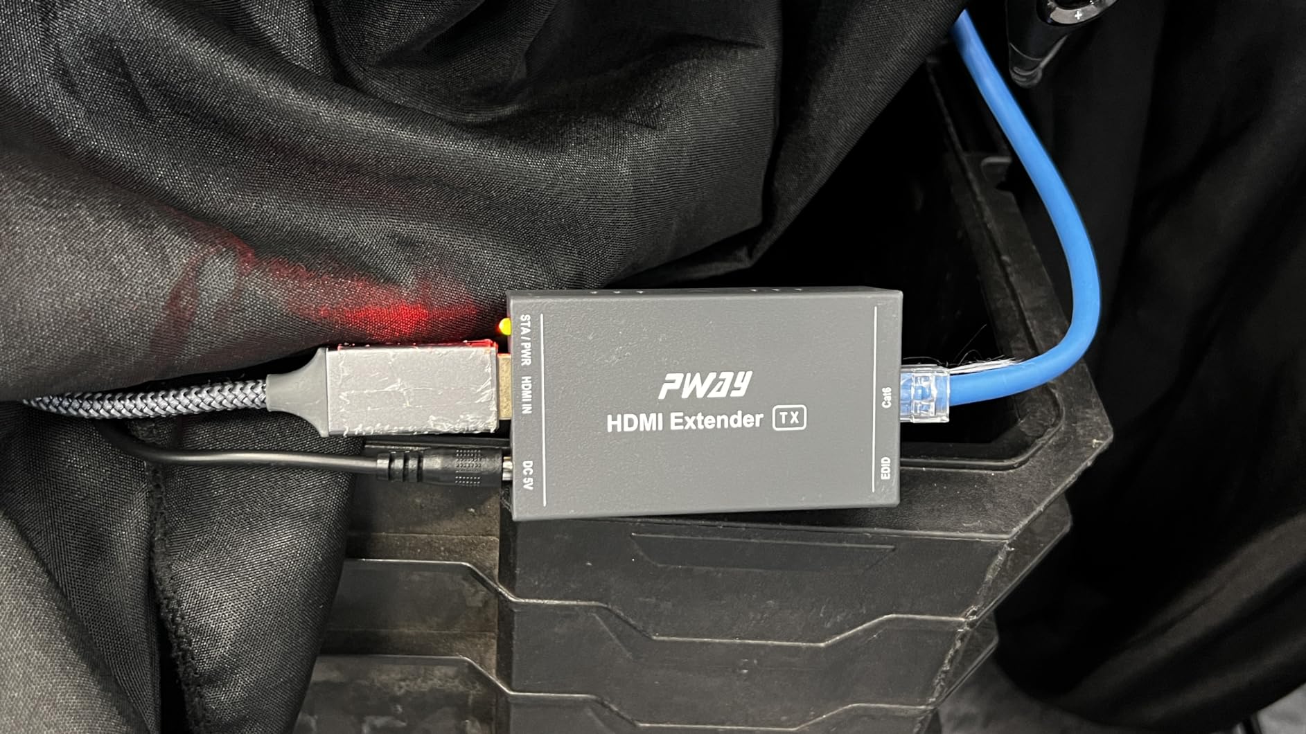 HDMI Extender Over Ethernet, 1080P 60Hz, 164FT, PoC, EDID -HT202P customer photo 1