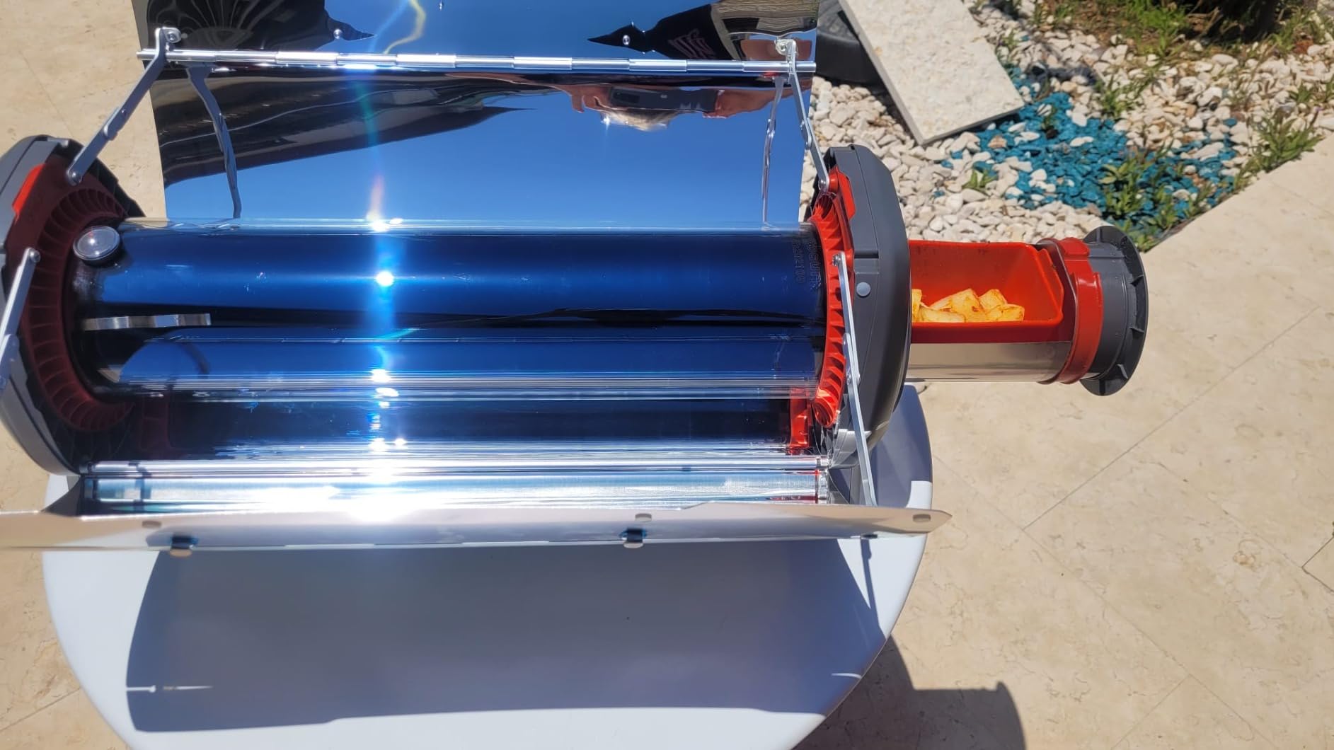 GOSUN Fusion Solar Oven and Cooker | Hybrid Electric Grill | Portable & High Capacity | Indoor or Outdoor Solar Cooker | American Oven Camping Cookware | Survival Gear Powered by Sun or Electricity customer photo 1