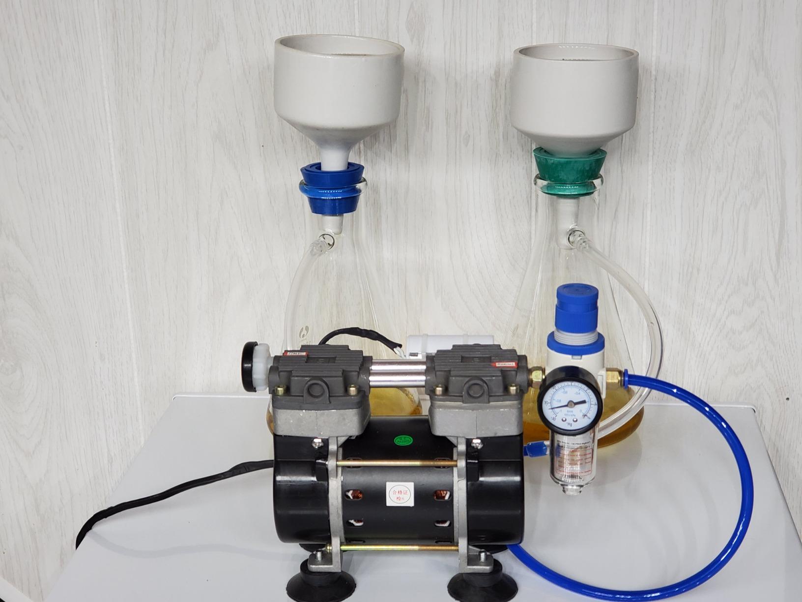 2- Stage 50L/m Oil Free Lab Vacuum Pump Oilless Medical Mute Pump HZW-165 (110V) customer photo 2