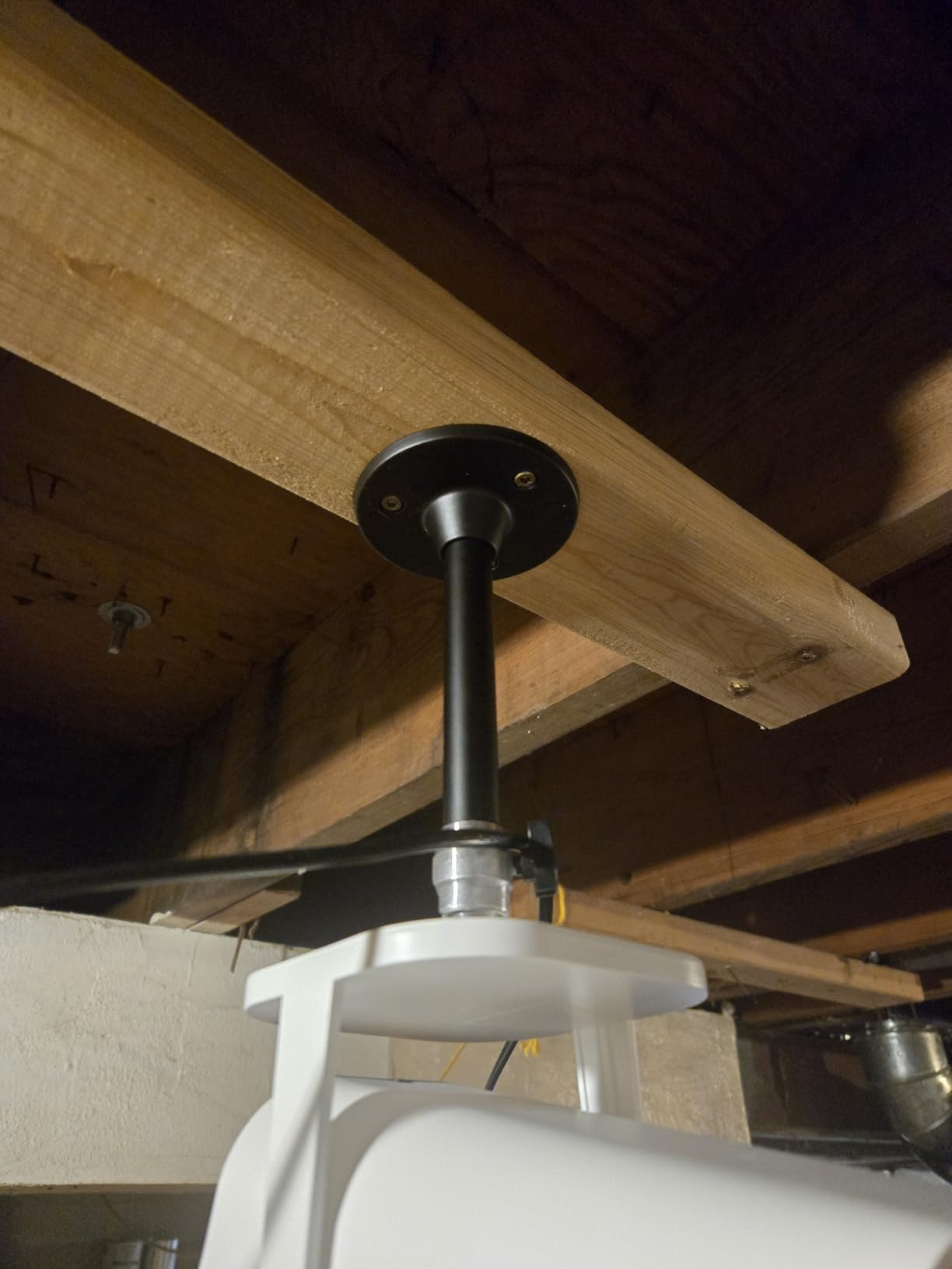 Mini Ceiling Wall Projector Mount Stand 175mm, Black customer photo 1