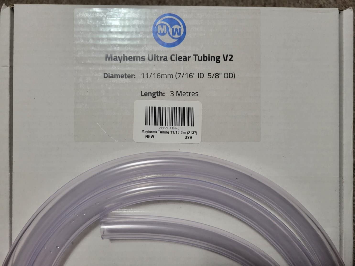 Mayhems Ultra Clear Tubing V2 3/8