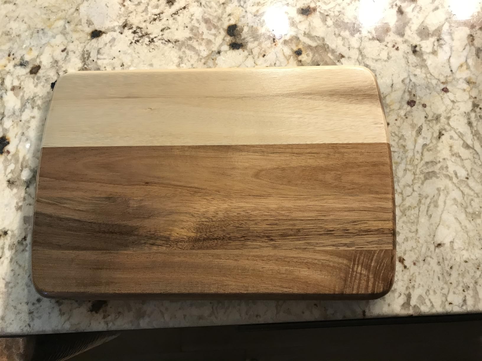 Sonder Los Angeles Alfred Cutting Board, End Grain Walnut, 17x13x1.5 in | Made in USA, Non-toxic, Non-Slip Feet, Juice Groove & Sorting Compartments, Built-in Handles, Gift Box Included, 7.5 lbs customer photo 2