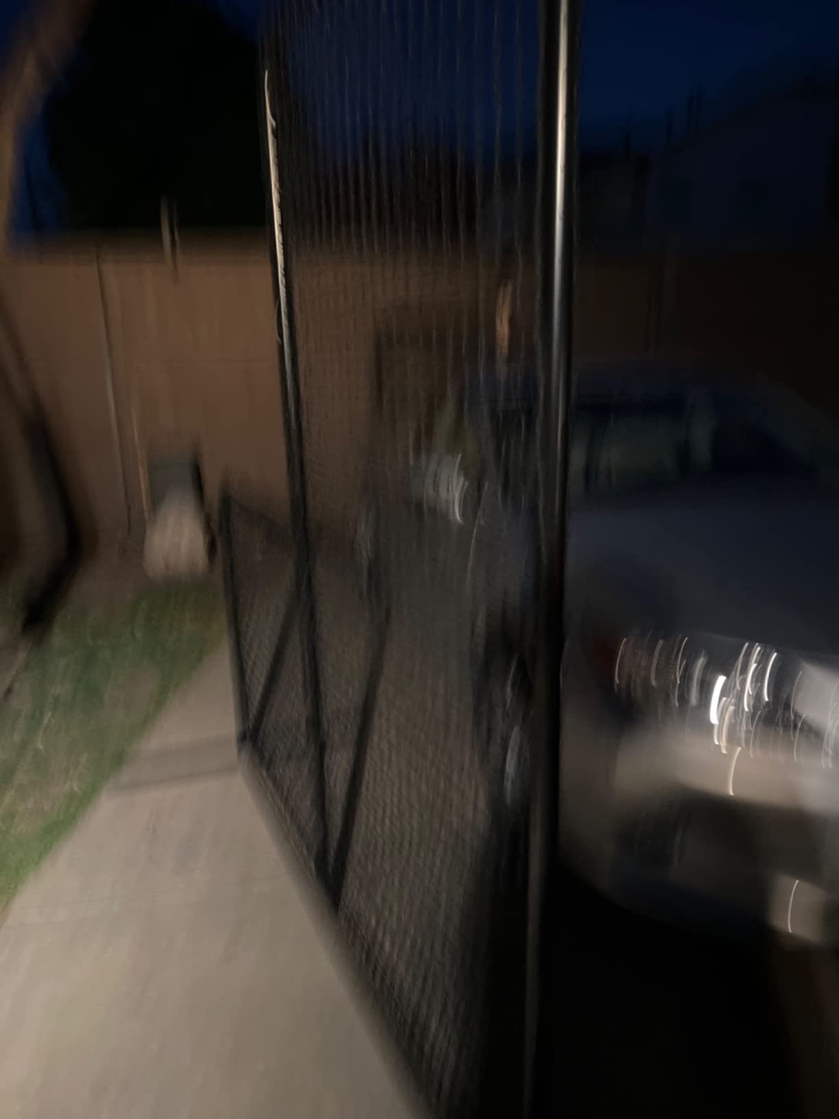 L Screen Baseball for Batting Cage | Baseball Pitching Net with Wheels-7 feet by 7 feet, 3.5 Inch by 3.5 Inch Cutout, Body Protector for Back Drive Lines Beisbol customer photo 1