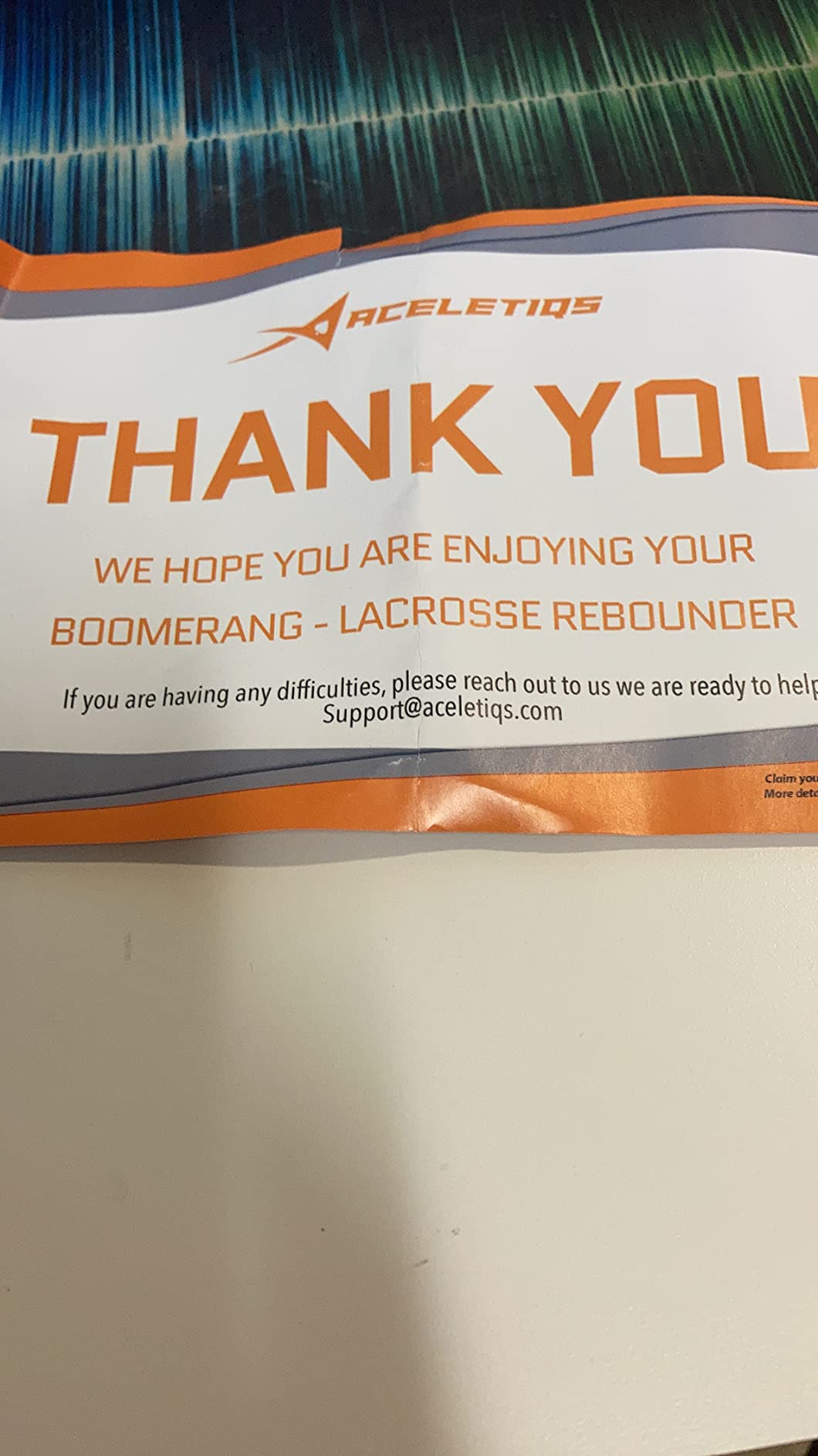ACELETIQS Lacrosse Rebounder for Backyard 5x7 Feet Baseball Rebounder Volleyball Rebounder - Lacrosse Ball Pitchback, Throwback, Bounce Back Training Wall [Carry Bag Included] customer photo 2