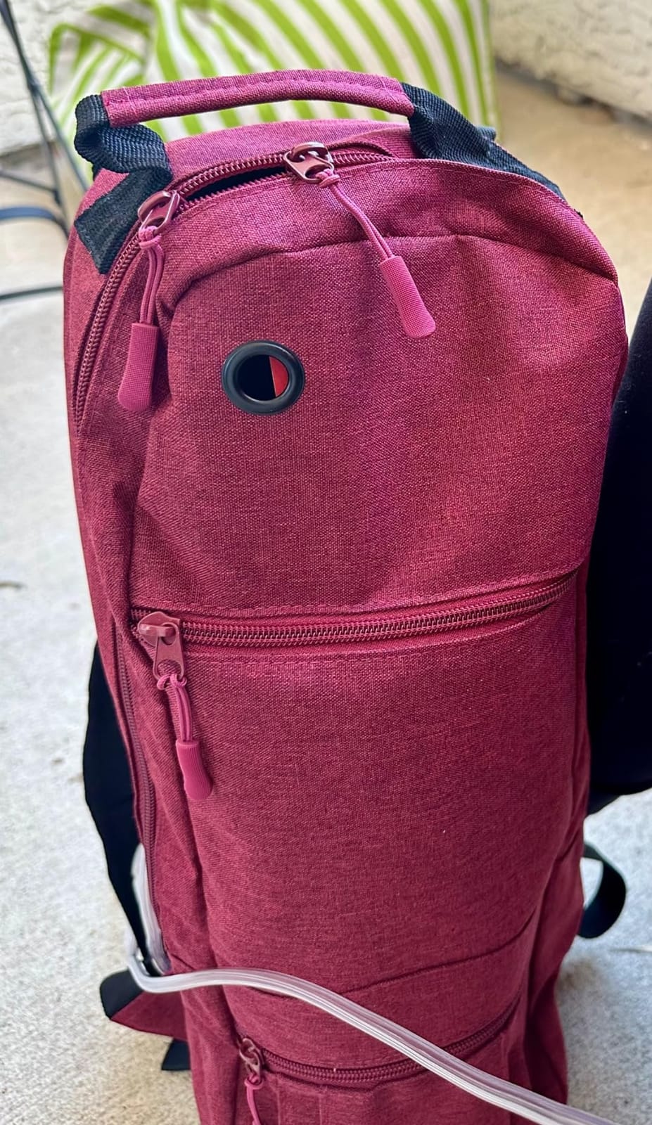 iGuerburn Oxygen Tank Backpack for Size D & JD, Portable O2 Cylinder Bag | Hands-Free Carry, Reinforced Adjustable Straps customer photo 2