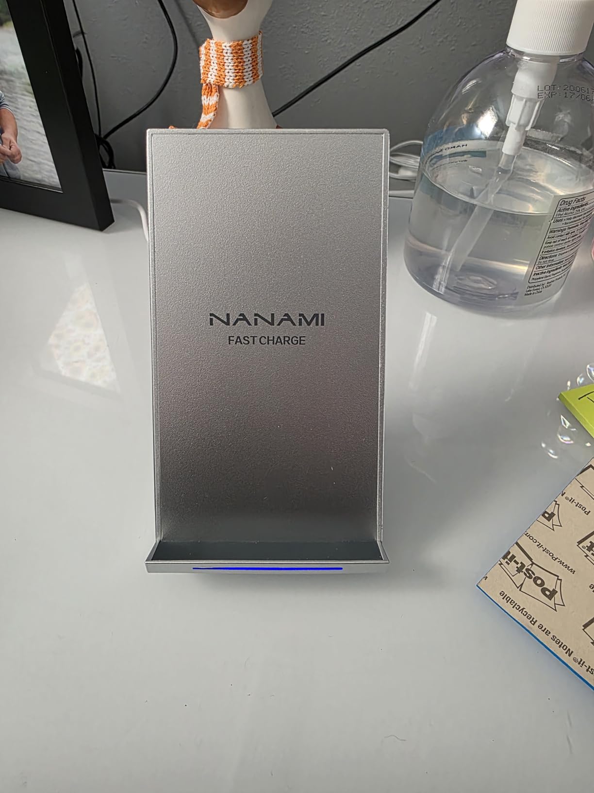 Fast Wireless Charger, [2 Pack] NANAMI Wireless Charging Stand Compatible with iPhone 17/17 Air/17 Pro/17 Pro Max/16/15/14/13, Desktop Nightstand Phone Charger Dock for Galaxy S26/S26+/S25/S24/S23/S22 customer photo 1