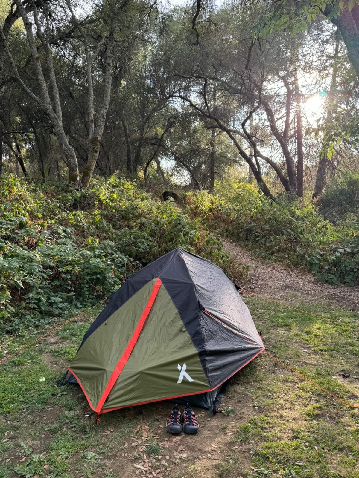 REDCAMP Ultralight Tent Footprint, PU 2000 Waterproof Camping Tent Tarp with Drawstring Carrying Bag for Ground Camping Hiking (55