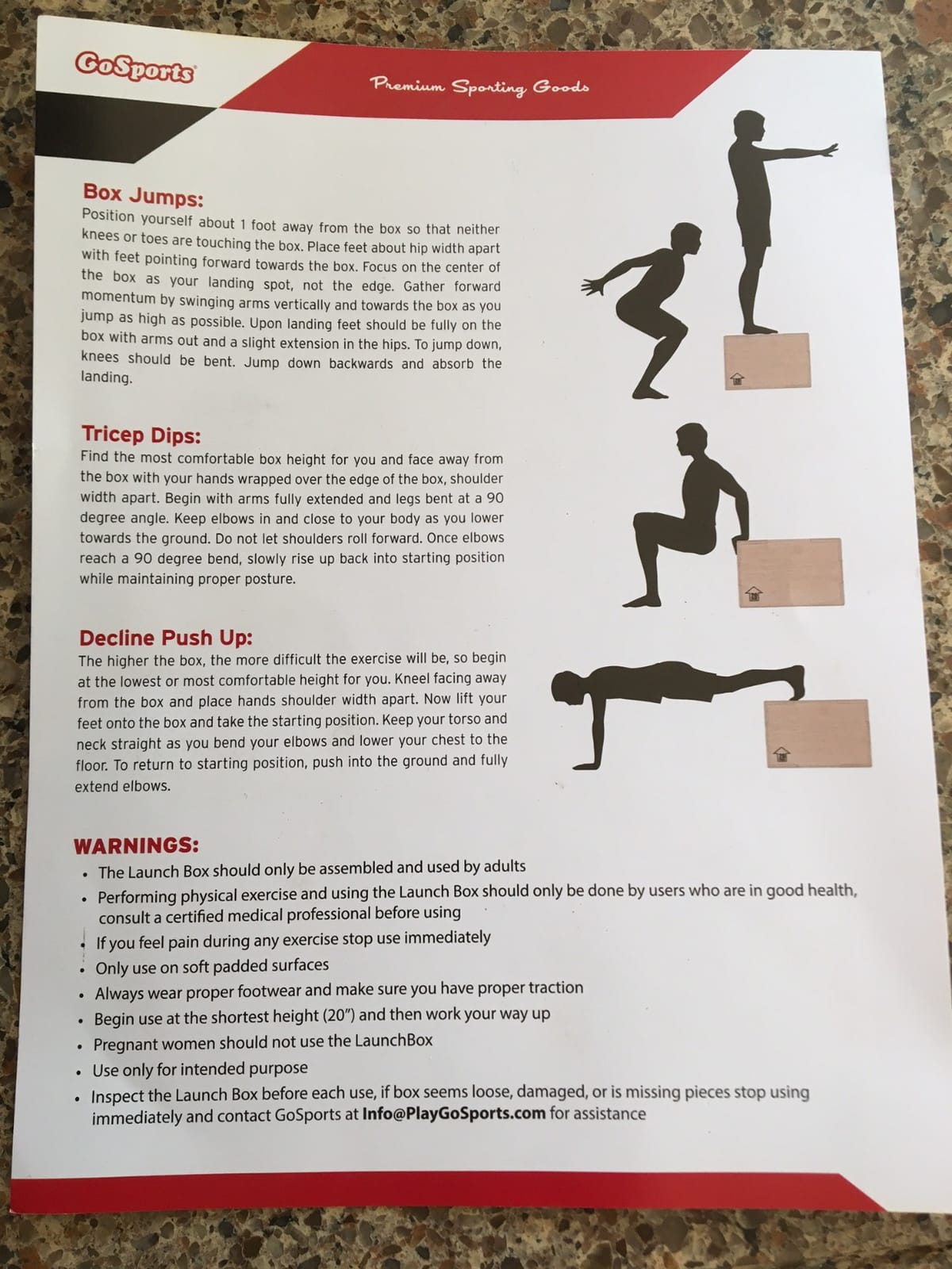 GoSports Fitness 3-in-1 Plyo Jump Box - Small, Standard, or XL - Launch Box Exercises for All Skill Levels customer photo 1