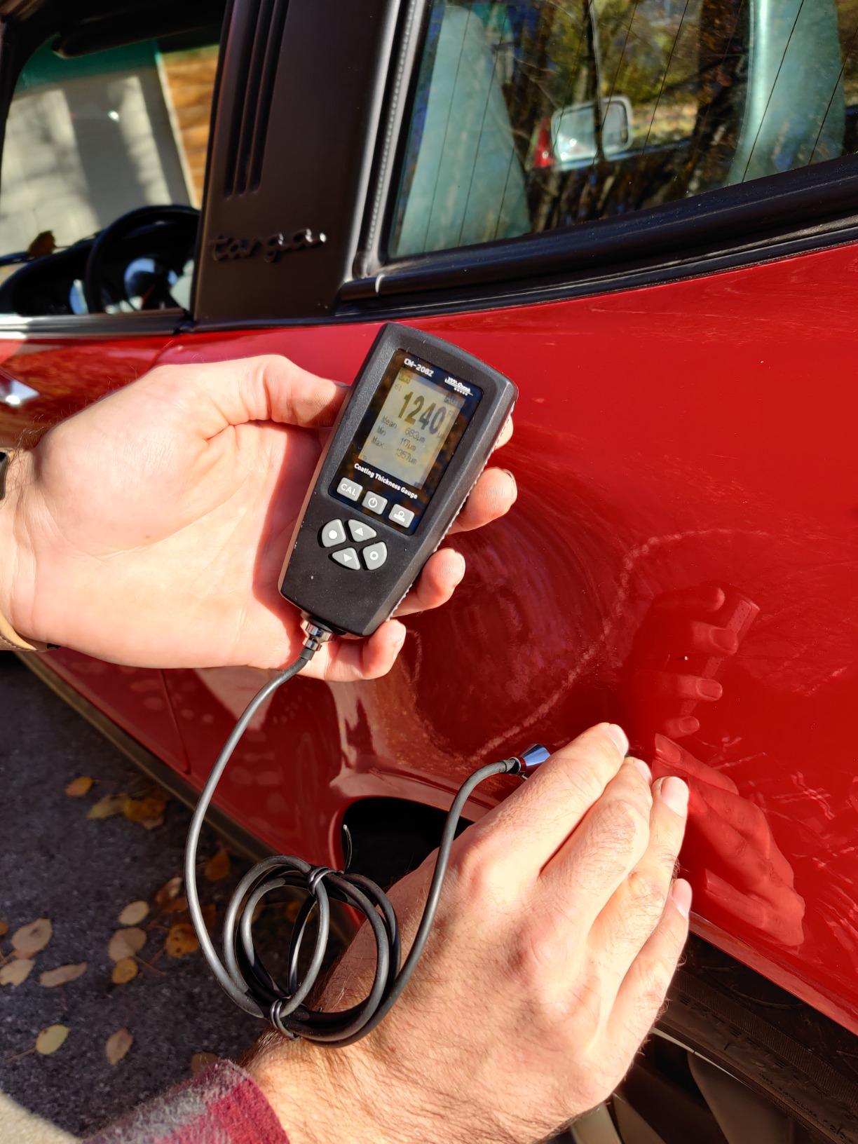 Coating Thickness Gauge CM-208Z - 0-3000µm (0-120 mils) Industrial Paint Thickness Meter, 0.001mil Resolution, External Probe, Fe/NFe Auto Detection, USB Data Export customer photo 1