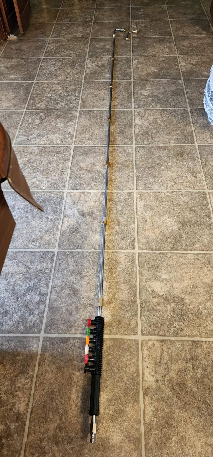 Selkie Pressure Washer Extension Wand Upgrade Power Washer Lance with Spray Nozzle Tips, 30°, 90°, 120° Curved Rod, 1/4'' Quick Connect, Replacement for Anti-Leaked Ring 4000 PSI customer photo 2