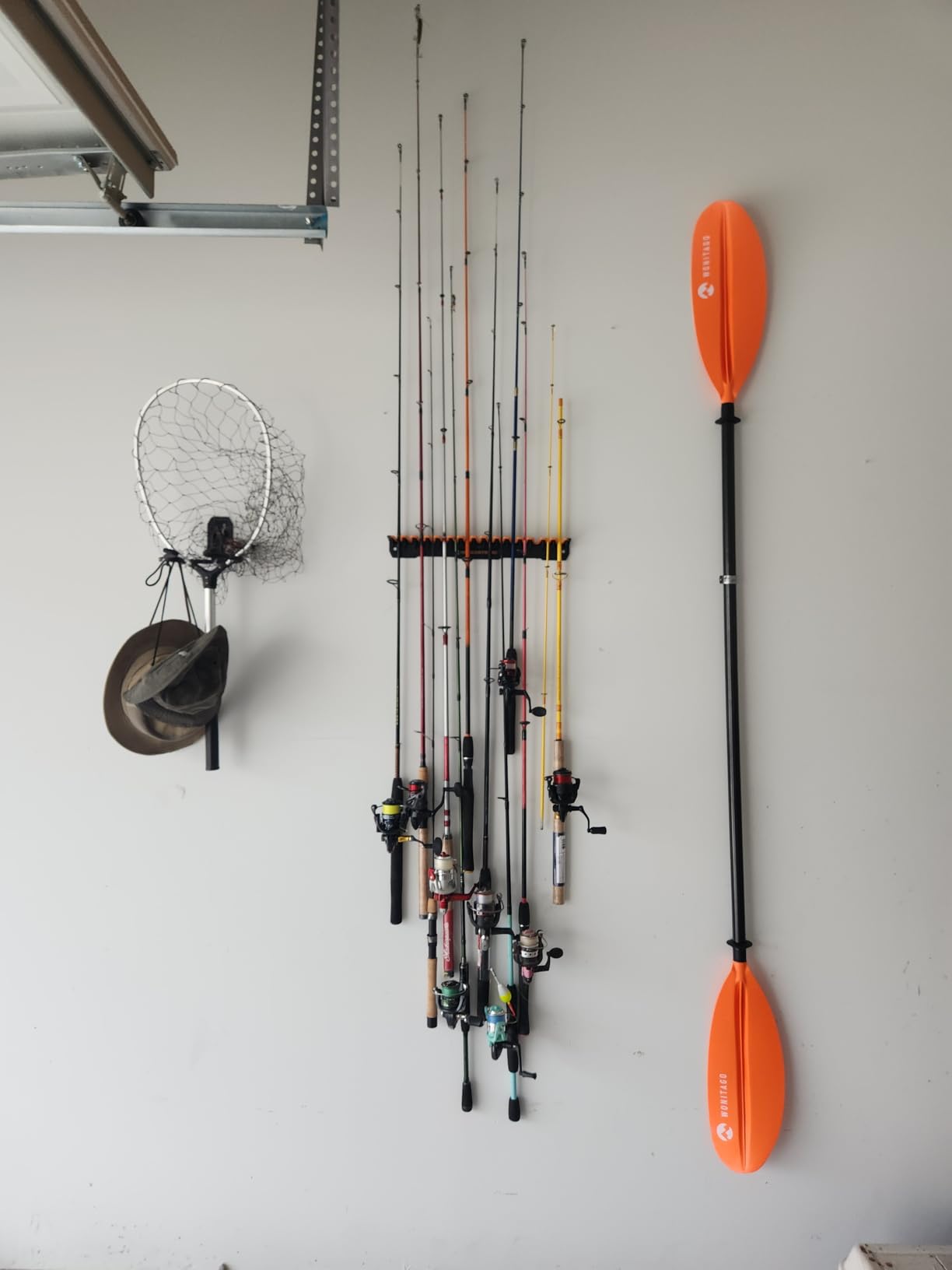 KastKing Vertical Fishing Rod Holder, Black With Orange Rubber, 1 Pcs customer photo 2