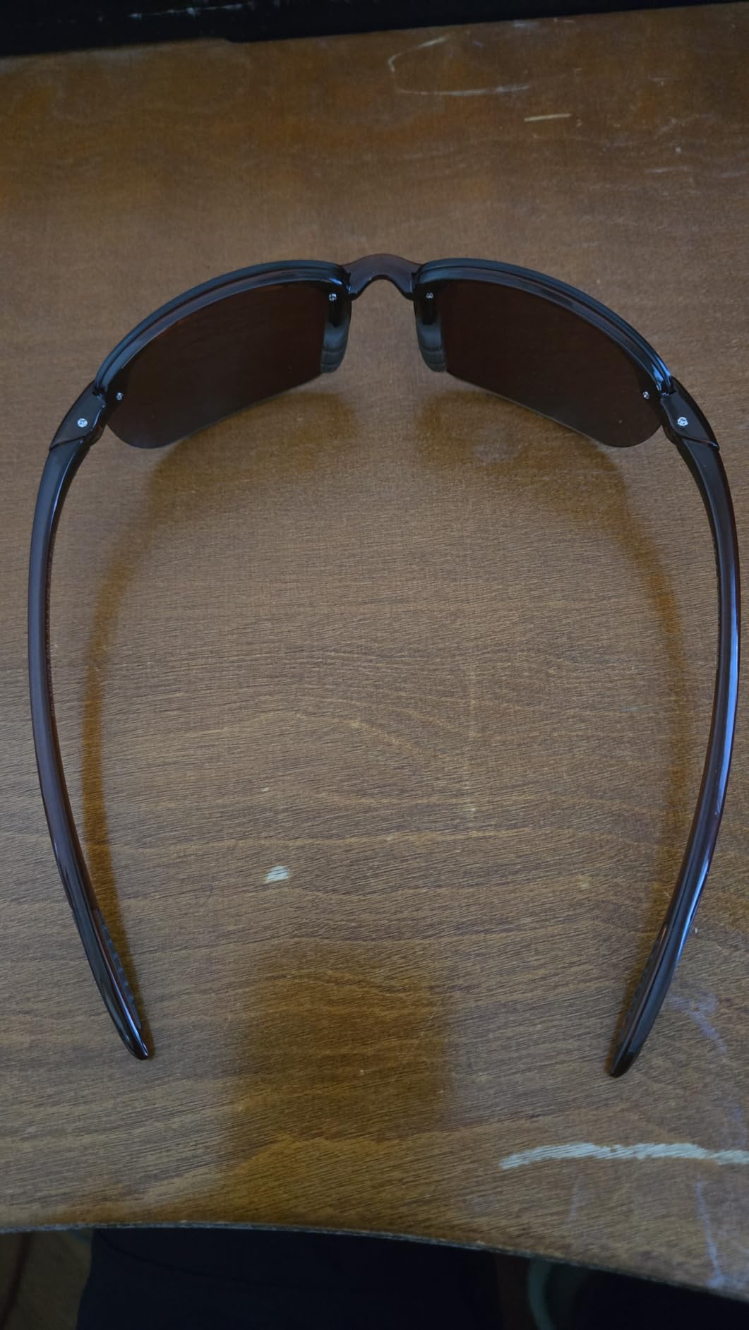 JULI Sports Sunglasses for Men Women Tr90 Rimless Frame for Running Fishing Baseball Driving MJ8001 customer photo 1