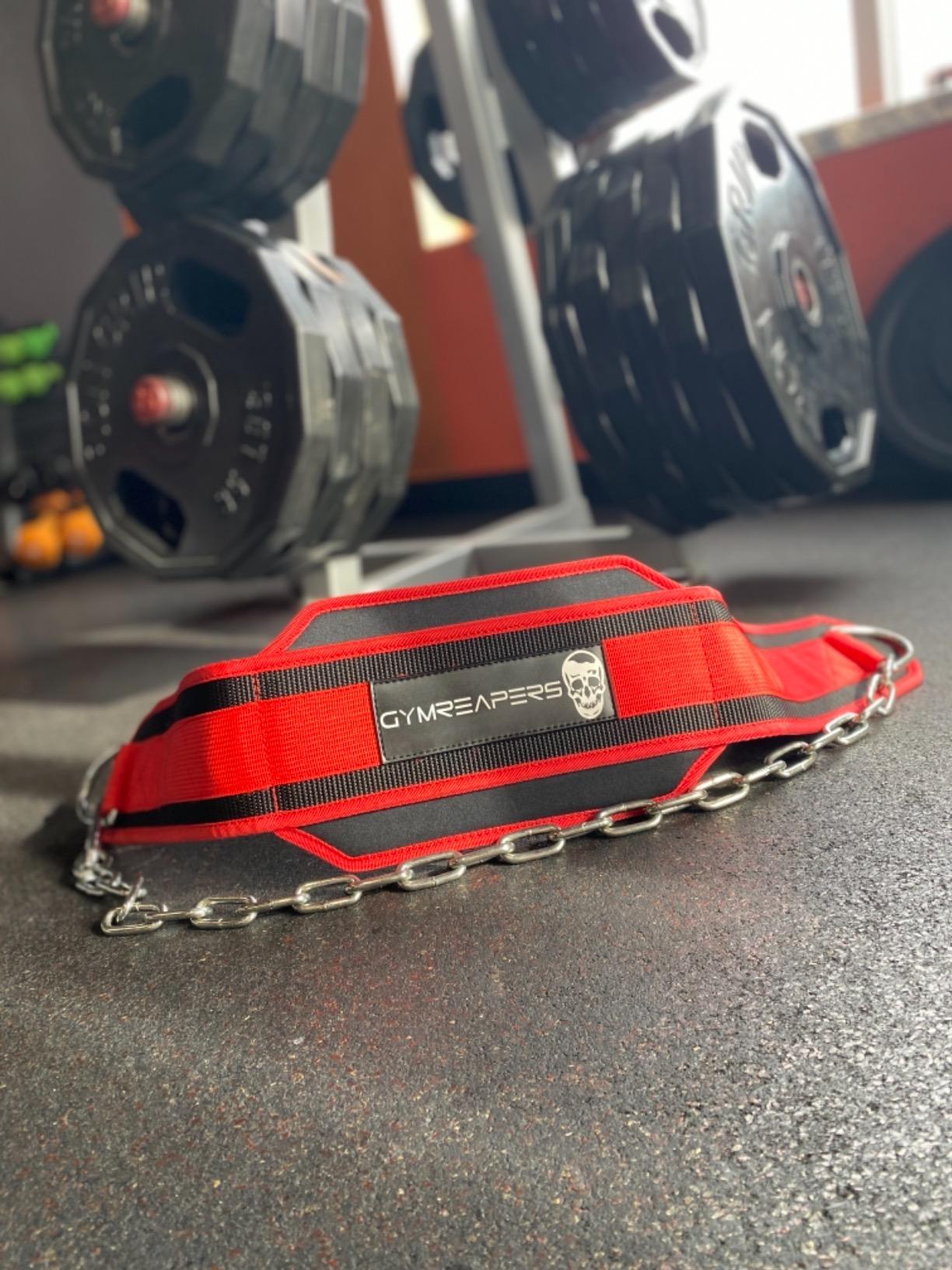 Gymreapers Dip Belt With Chain For Weightlifting, Pull Ups, Dips - Heavy Duty Steel Chain For Added Weight Training customer photo 1
