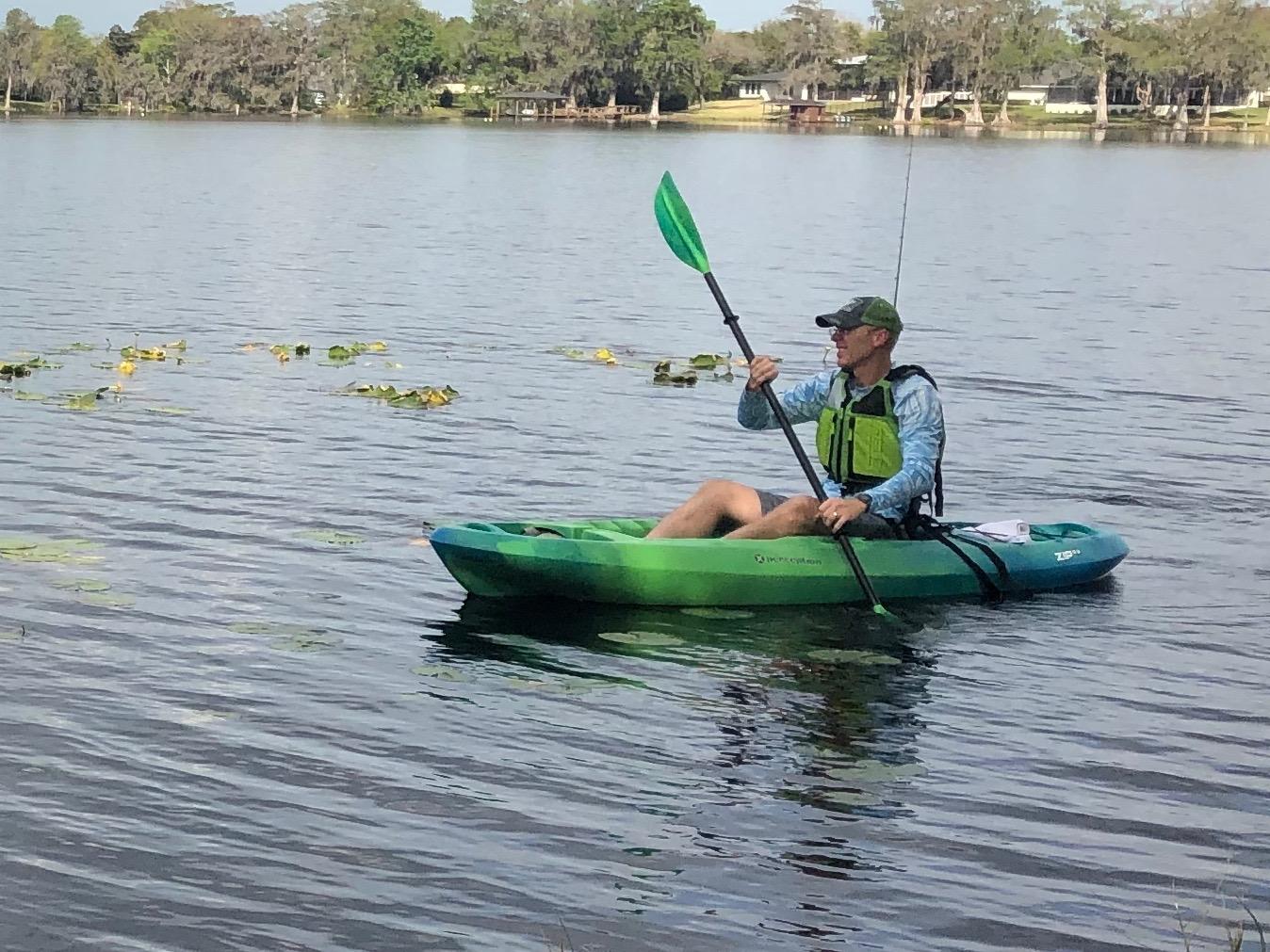 Perception Zip 9.5 | Sit on Top Kayak for All-Around Fun | Stable and Fast | Rear Storage with Tie Downs customer photo 1