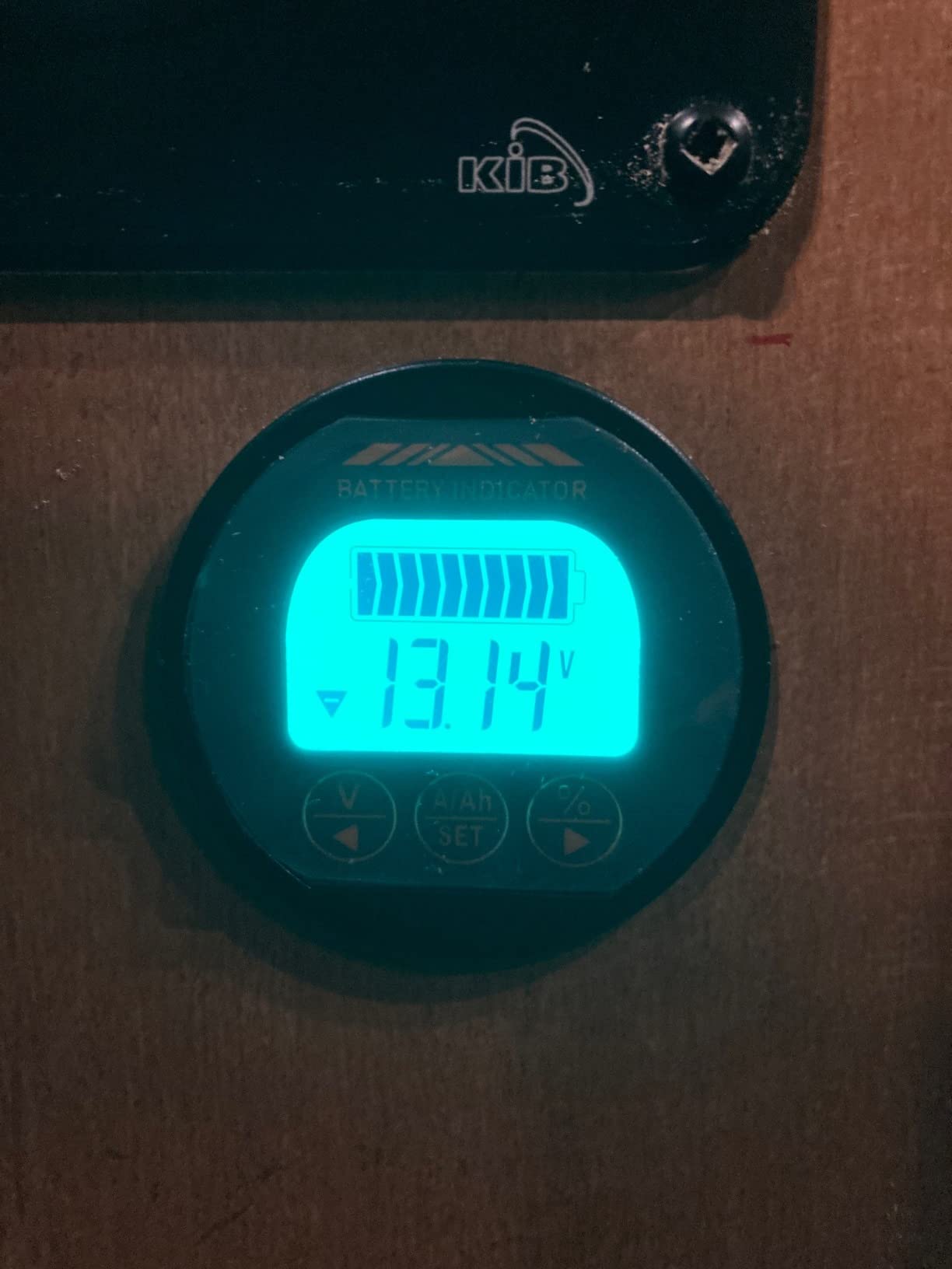 QWORK Battery Monitor Voltmeter Ammeter, Voltage Range 8V-80V and up to 500A, Voltage Current Meter with 13 ft Custom Cable customer photo 1