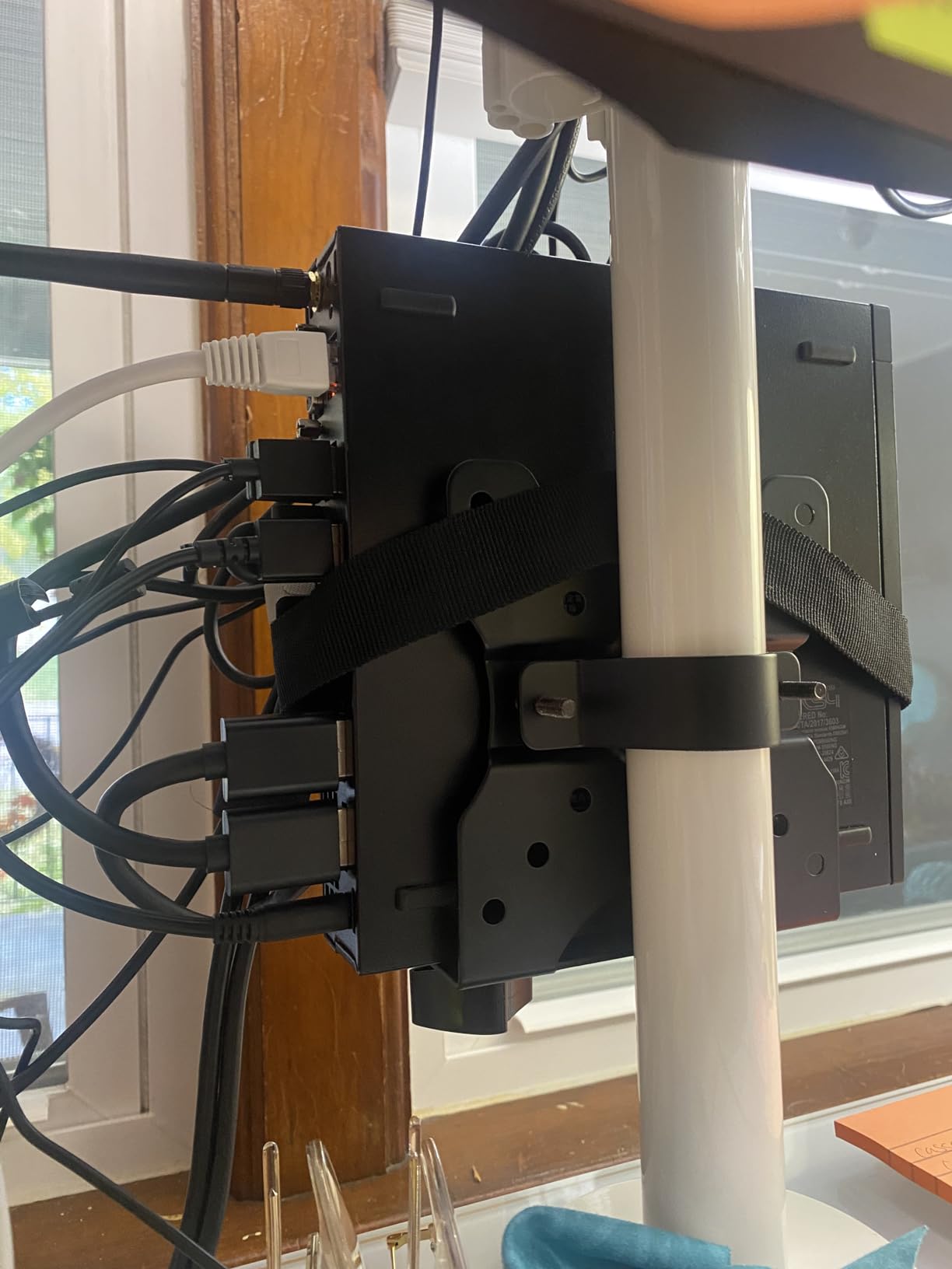VIVO Adjustable Thin Client Mini PC Mount Bracket, CPU VESA Under Desk and Monitor Arm Computer Holder, Black, MOUNT-PC05C customer photo 2