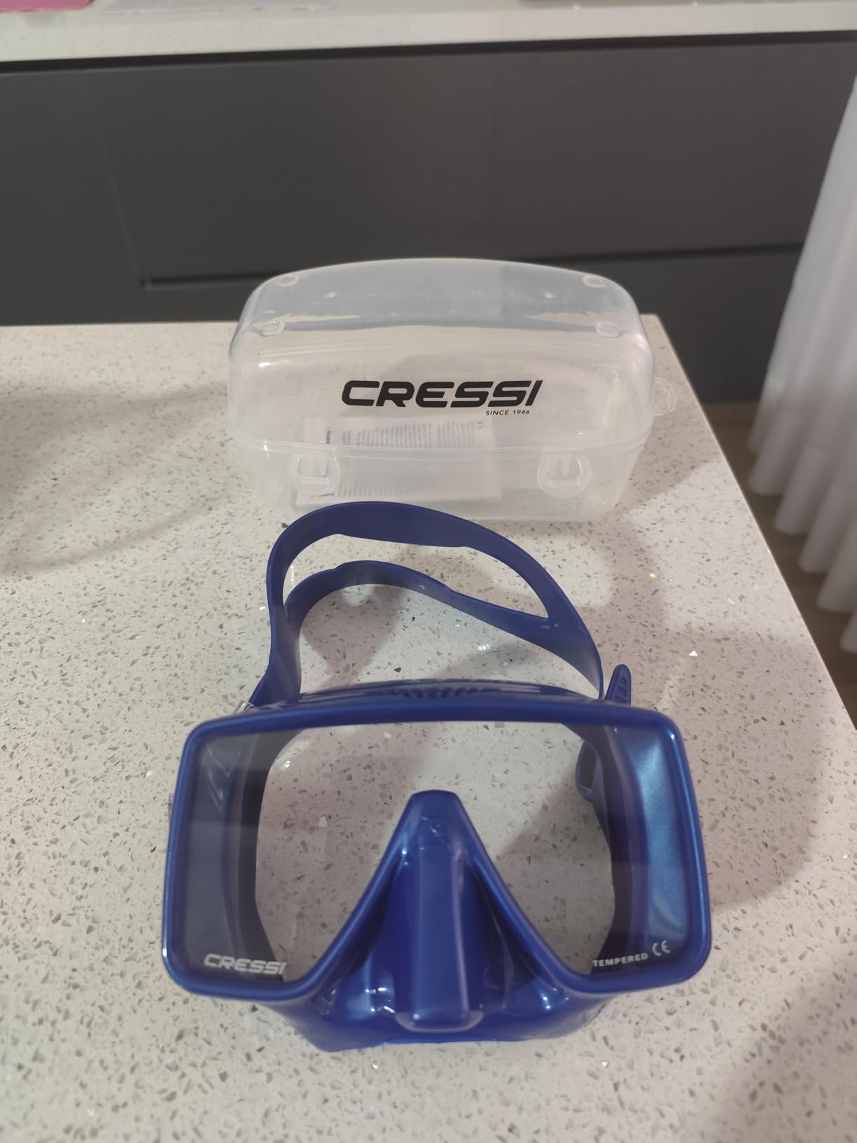Cressi Frameless Adult Scuba Diving Mask: Wide Visibility, Silicone Skirt: SF1 : Quality Since 1946 customer photo 1