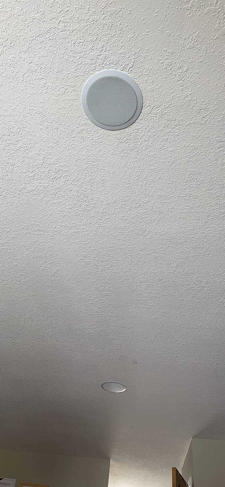 Herdio 5.25 Inch Bluetooth Ceiling Speakers Home Recessed Speaker System 300 Watts Suitable for Humid,Kitchen,Bedroom,Bathroom,Covered Patio (A Pair) customer photo 1