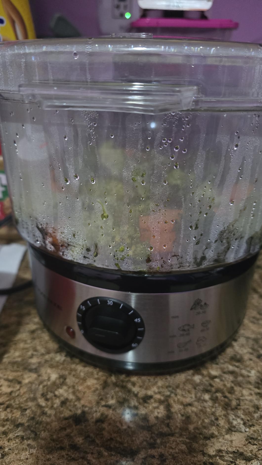 OVENTE 2-Tier Electric Food Steamer, 5 Qt Stainless Steel, Silver FS62S customer photo 2