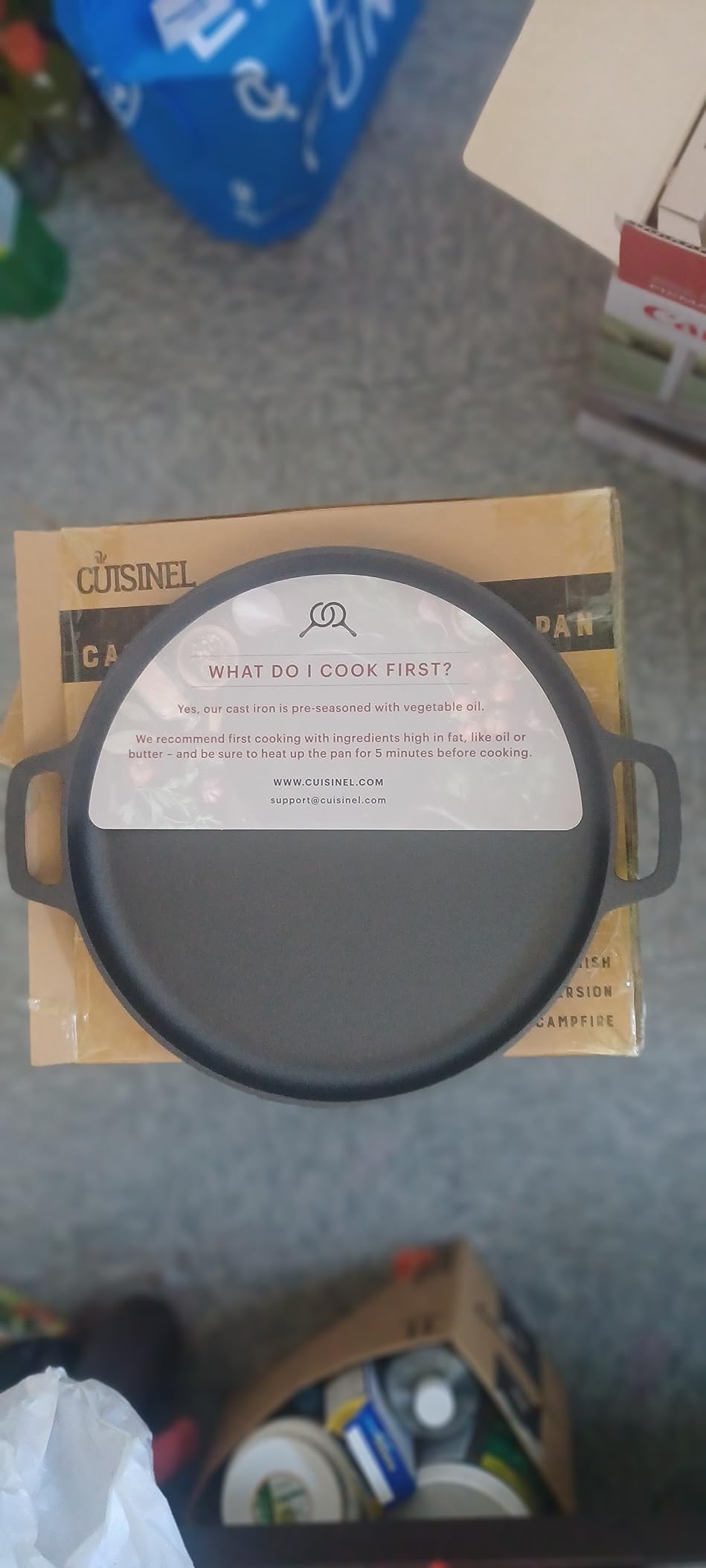 Cuisinel Cast Iron Cookware 18-Piece Set - Pre-Seasoned 6