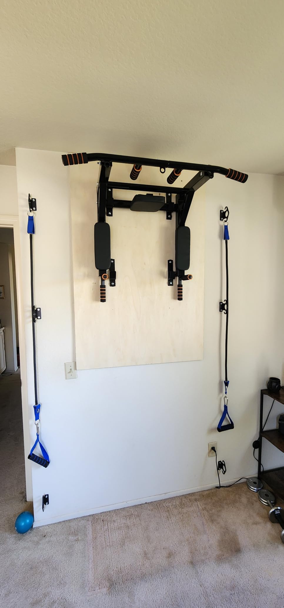 BDL Wall Mounted Pull Up Bar Multifunctional Chin Up bar for Home Gym customer photo 1