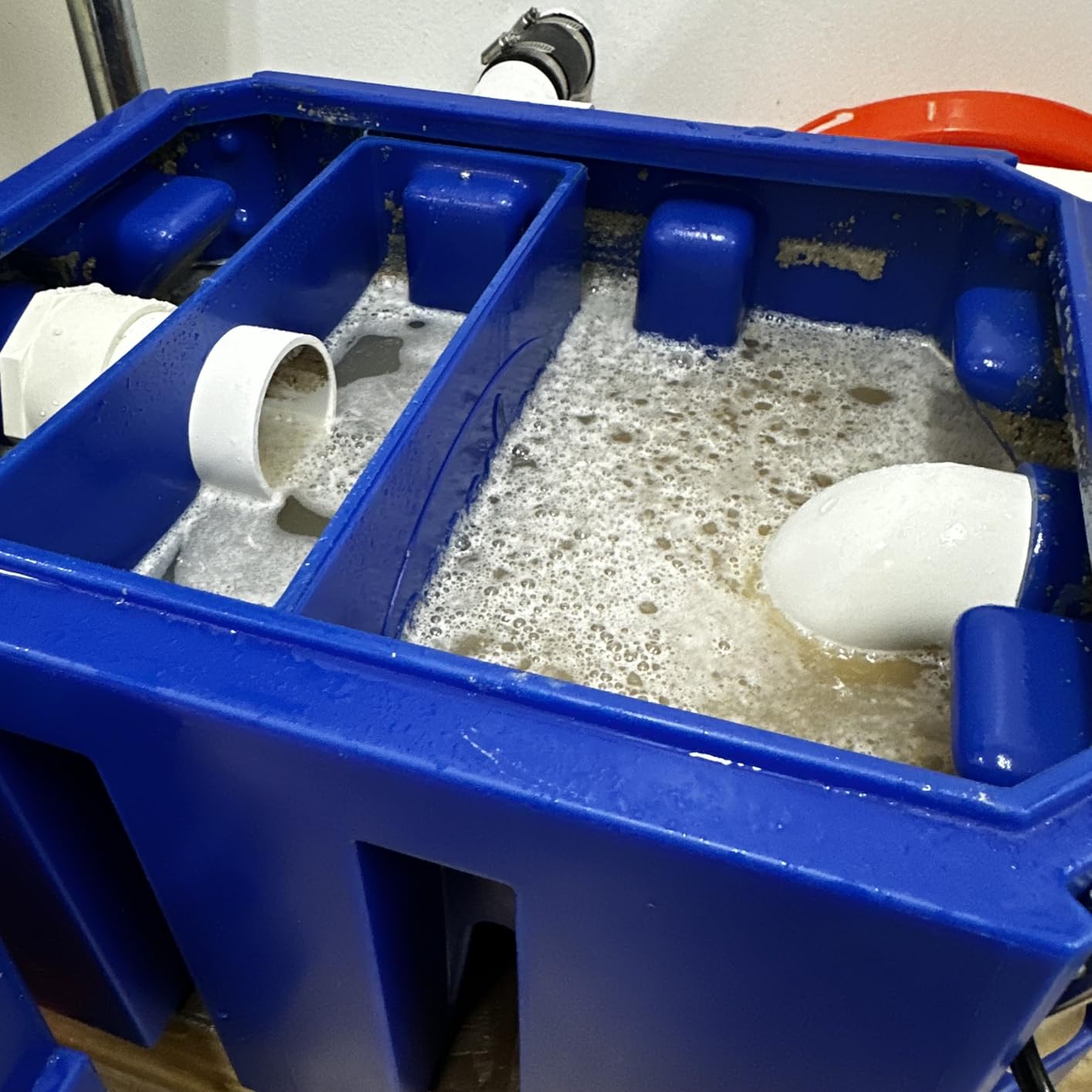 Beseder Grease Trap Interceptor 4 GPM Plastic for Home, Cafe, Restaurant customer photo 1
