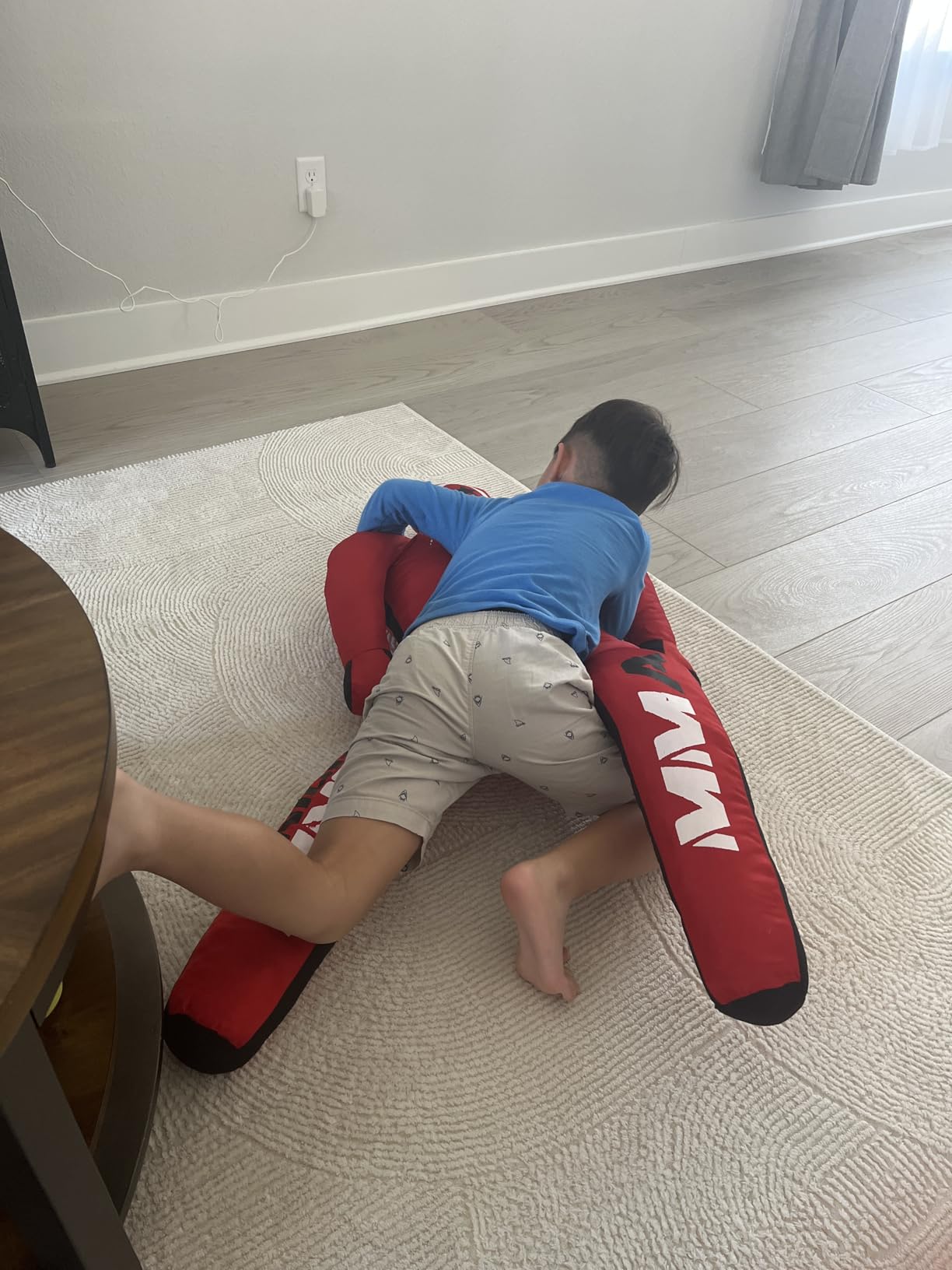 Unfilled Wrestling Dummy for Kids – Youth Grappling Dummy BJJ, MMA, Jiu Jitsu & Judo Training Partner – Durable Martial Arts Practice Buddy customer photo 2