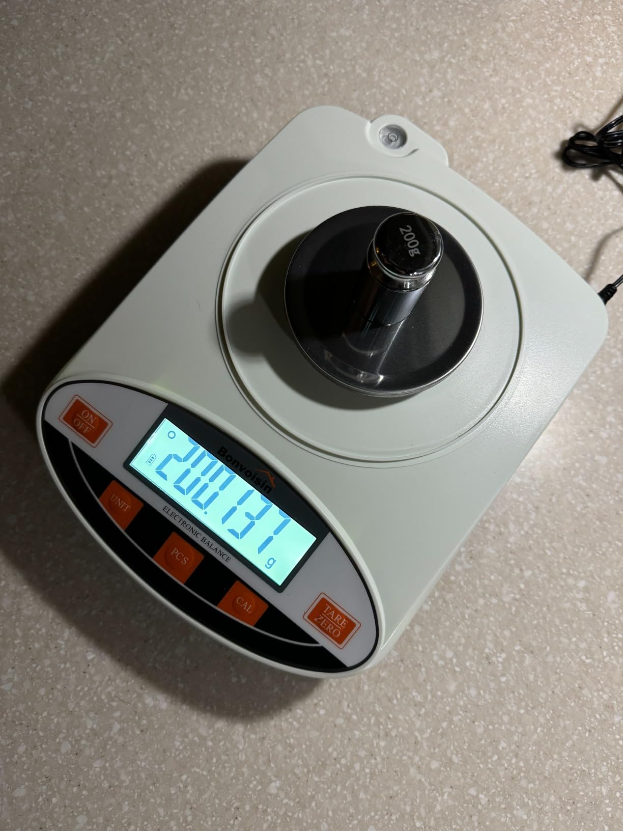 Bonvoisin Lab Scale 500g x 0.001g Digital Gram Scale Analytical Balance | Precision Scale with %, 13 Units, GN to 0.00, Tare, Counting, Linear Calibration, Windshield for Lab, Pharmacy, Jewelry customer photo 1