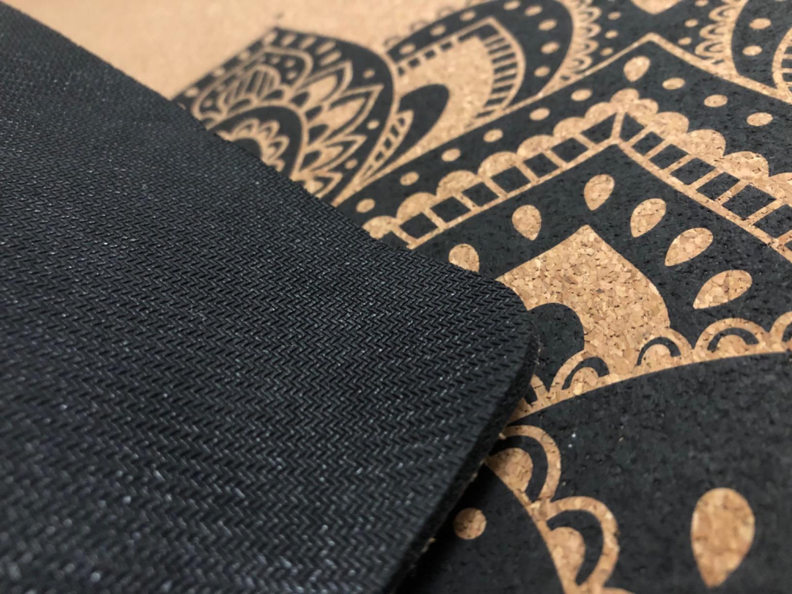 YOGA DESIGN LAB | The Cork Yoga Mat | Eco Luxury | Ideal for Hot Yoga, Power, Bikram, Ashtanga, Sweaty Workouts | Studio Quality | Includes Carrying Strap! customer photo 2