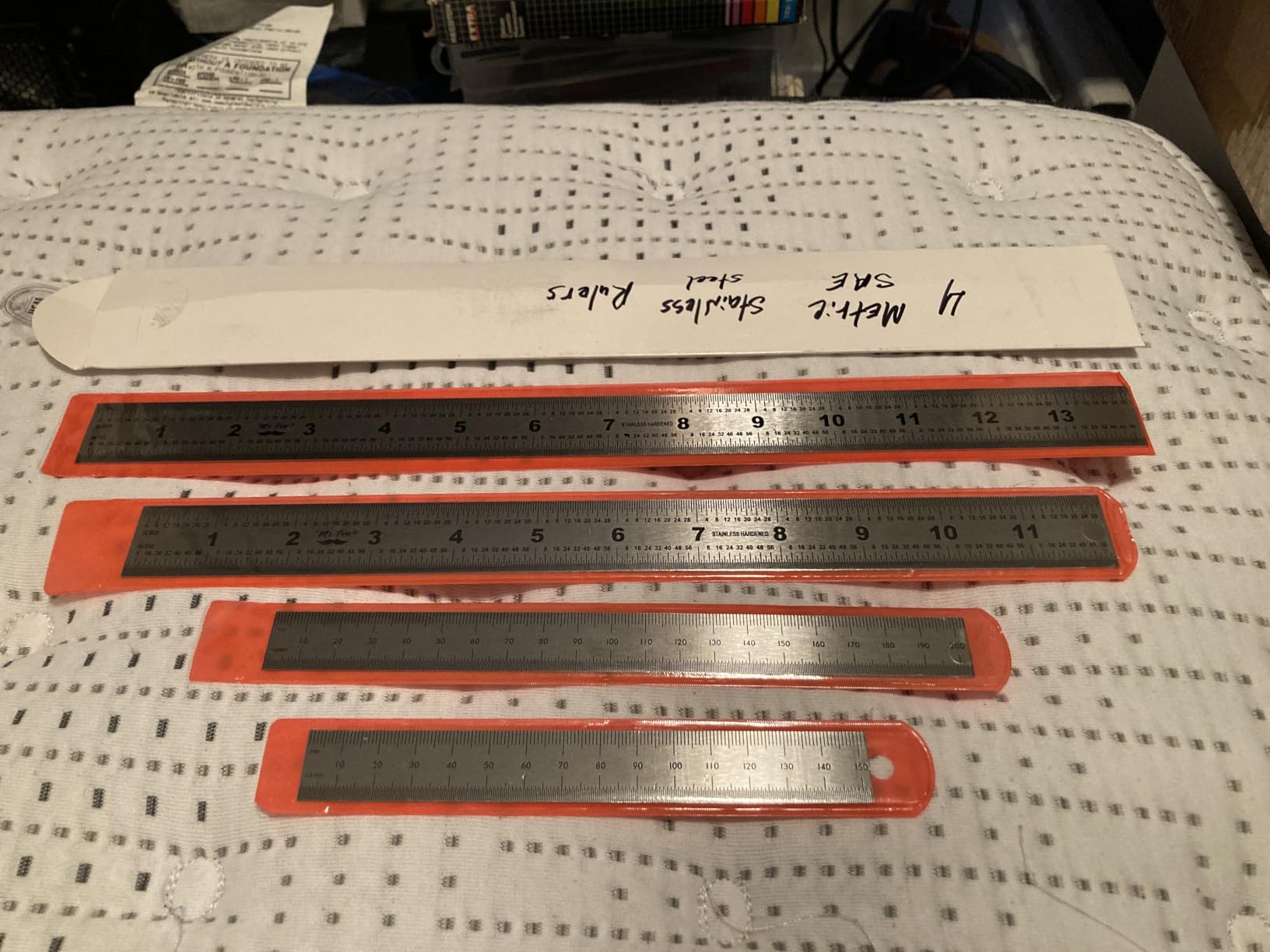 Mr. Pen- Machinist Ruler, 4 Pack, (6, 8, 12, 14 Inch) customer photo 2