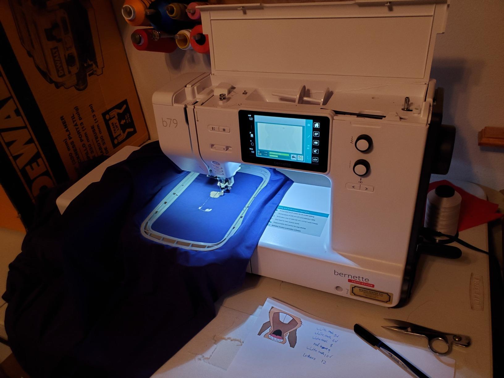 Bernette B79 Computerized Sewing & Embroidery Machine customer photo 2