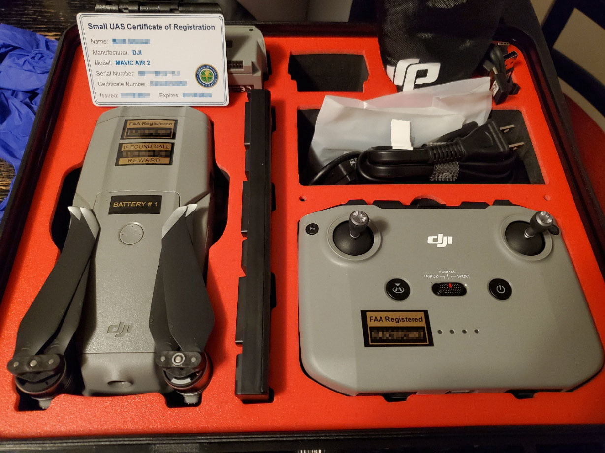 FAA Drone Identification Bundle - Labels (3 Sets) + FAA UAS Registration ID Card for Part 107 Pilots + 3 to 12 Battery Labels - for All Mavic Drones and Most Others customer photo 1