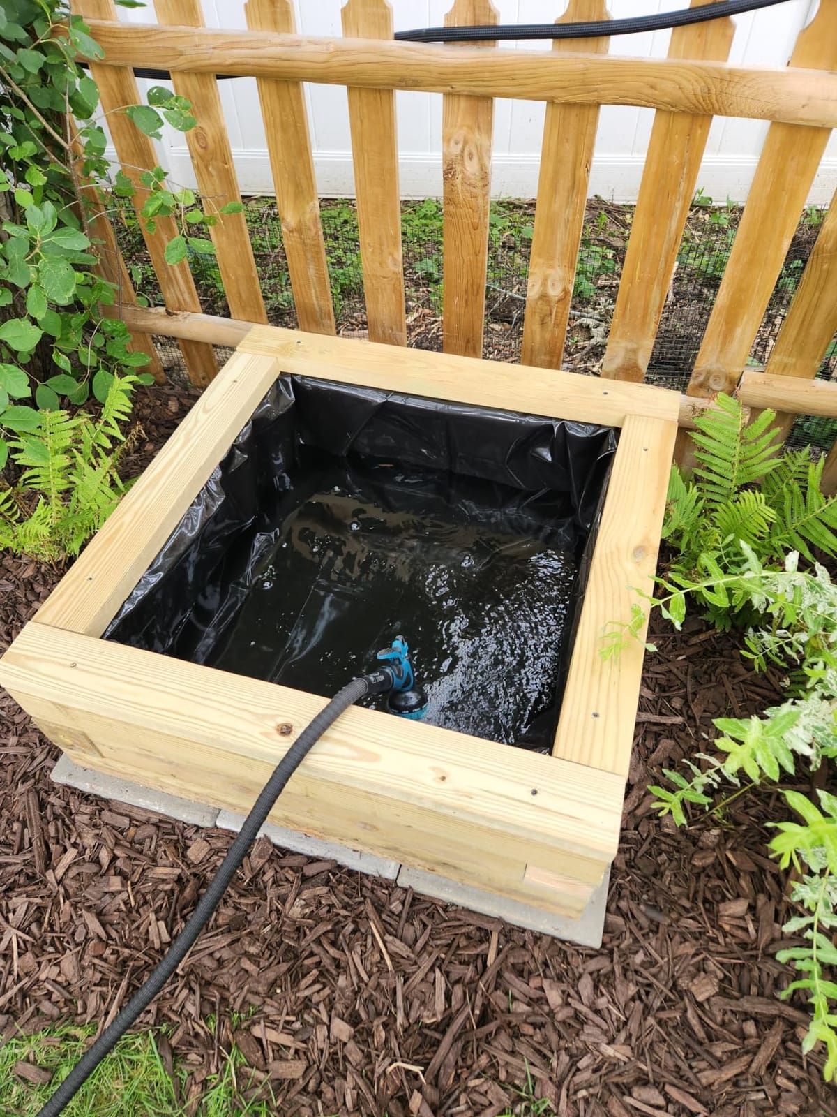 UWIOFF Pond Liner, 20 Mil HDPE Pond Liners for Outdoor Ponds, 7 x 10 FT | Heavy Duty Fish Koi Pond Liner, Black Pond Tarp for Garden Landscape Stream Fountain Waterfall, UV, Puncture & Tear Resistant customer photo 2
