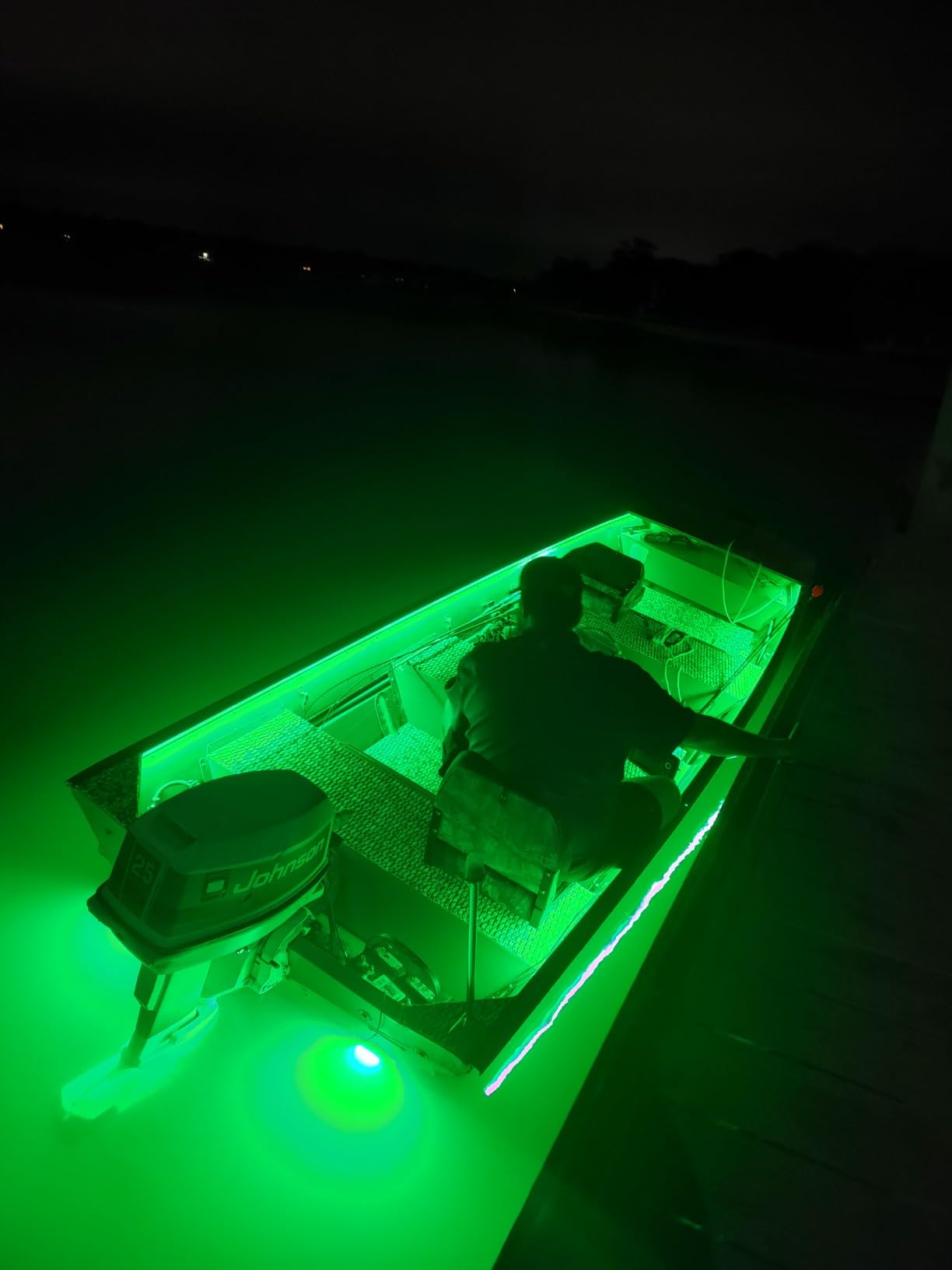 HUSUKU SOOP3 Mini 50W 27LED Waterproof Stainless Steel Transom Led Light, High-Intensity Marine Led Underwater Lights (2 pcs) customer photo 2