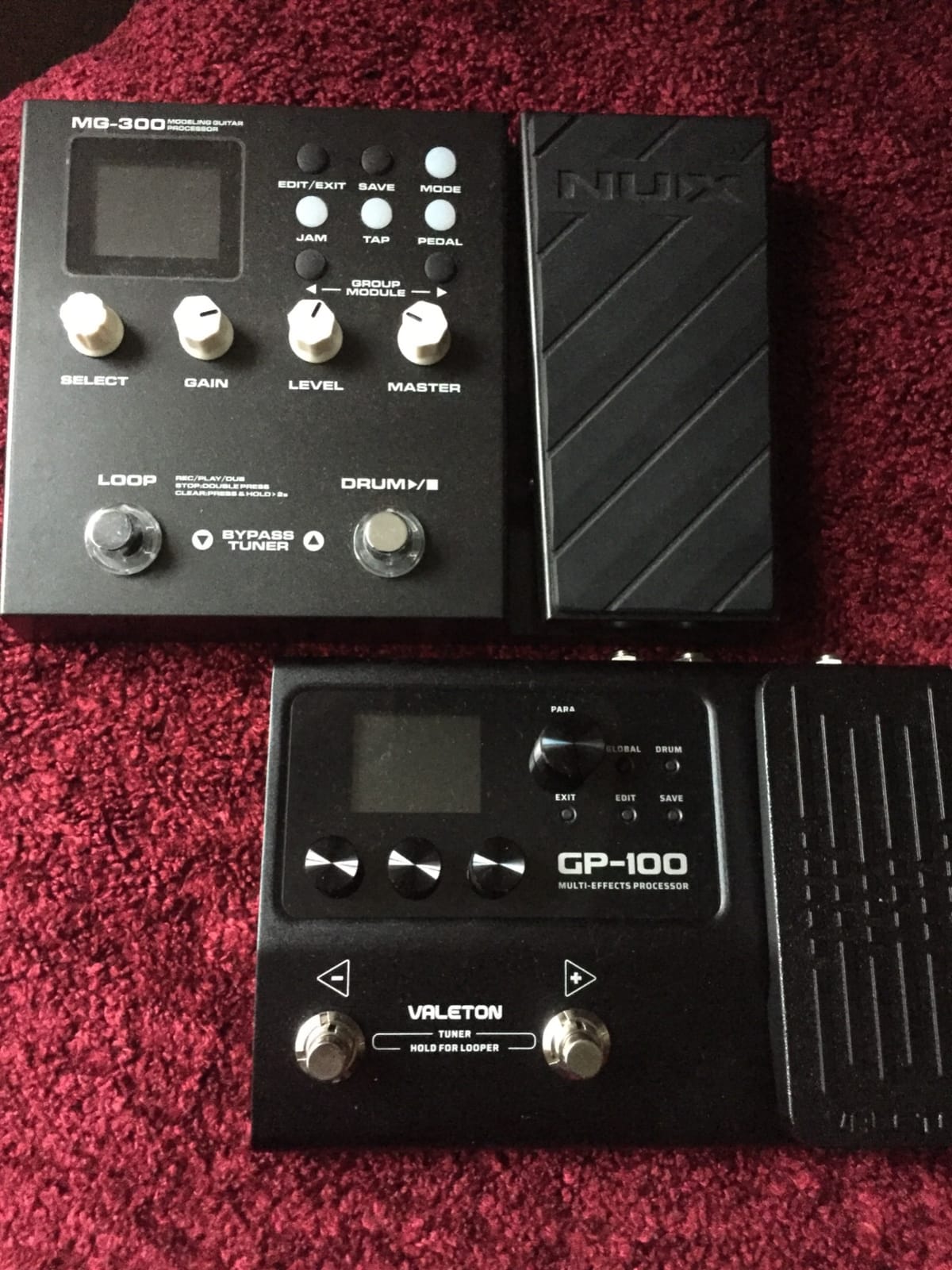 Valeton GP-100 Guitar Bass Amp Modeling IR Cabinets Simulation Multi Language Multi-Effects with Expression Pedal Stereo OTG USB Audio Interface (BLACK) customer photo 1