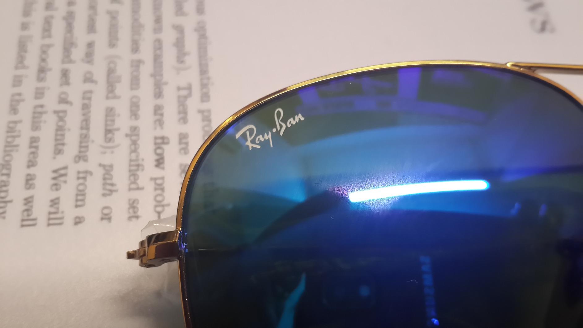 Ray-Ban RB3025 Classic Polarized Aviator Sunglasses customer photo 2