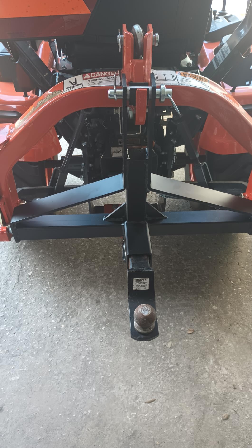 3 Point Hitch Receiver Quick Hitch Compatible, Cat.1 Tractor Mover Draw Bar | 3 Pt Quick Hitch Farm Equipment and Subcompact 2