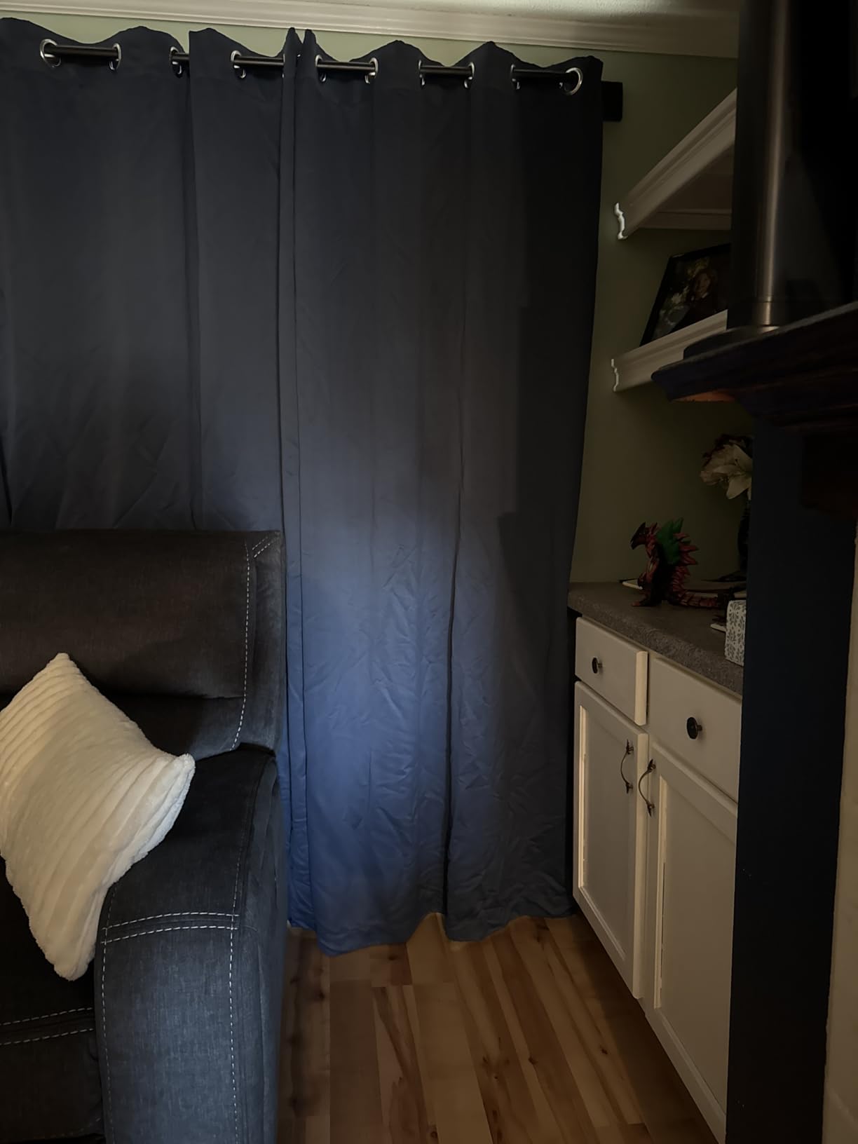 Deconovo 100% Blackout Curtains 84 Inch Long for Bedroom with Black Liner customer photo 1