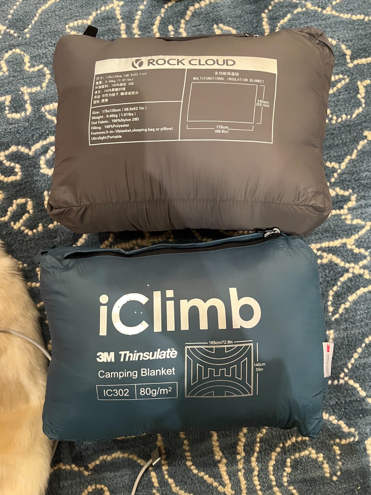 iClimb 3M Thinsulate Insulation Warm Camping Blanket Ultralight Compact customer photo 2