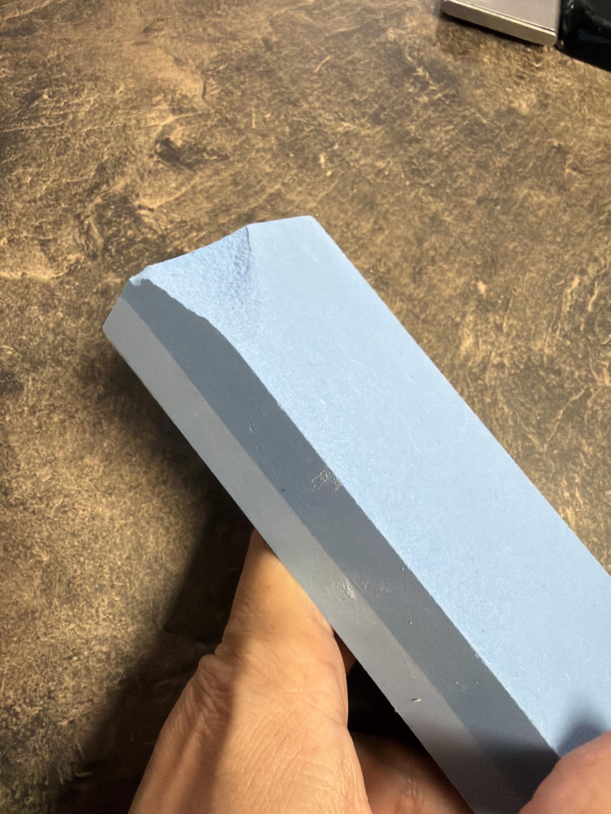 Intelitopia Complete Knife Sharpening Stone Set – Dual Grit Whetstone 400/1000 3000/8000 Knife Sharpener with Leather Strop, Flattening Stone, Bamboo Base, 3 Non-slip Rubber Bases & Angle Guide customer photo 1