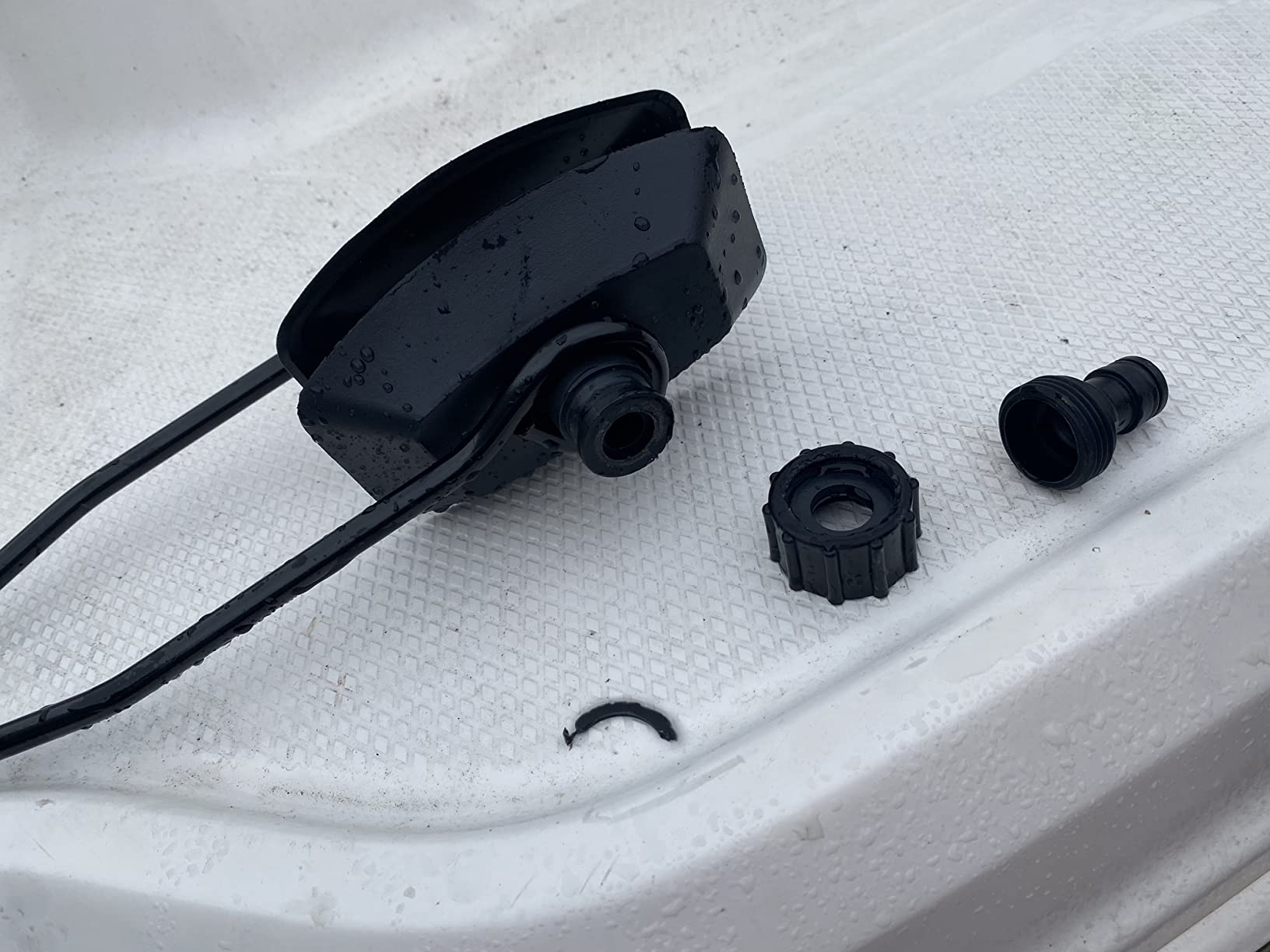 ISURE MARINE Universal Rectangular Outboard Motor Water Flusher Boat Ear Muff Engine Flusher for Marine Boat customer photo 2