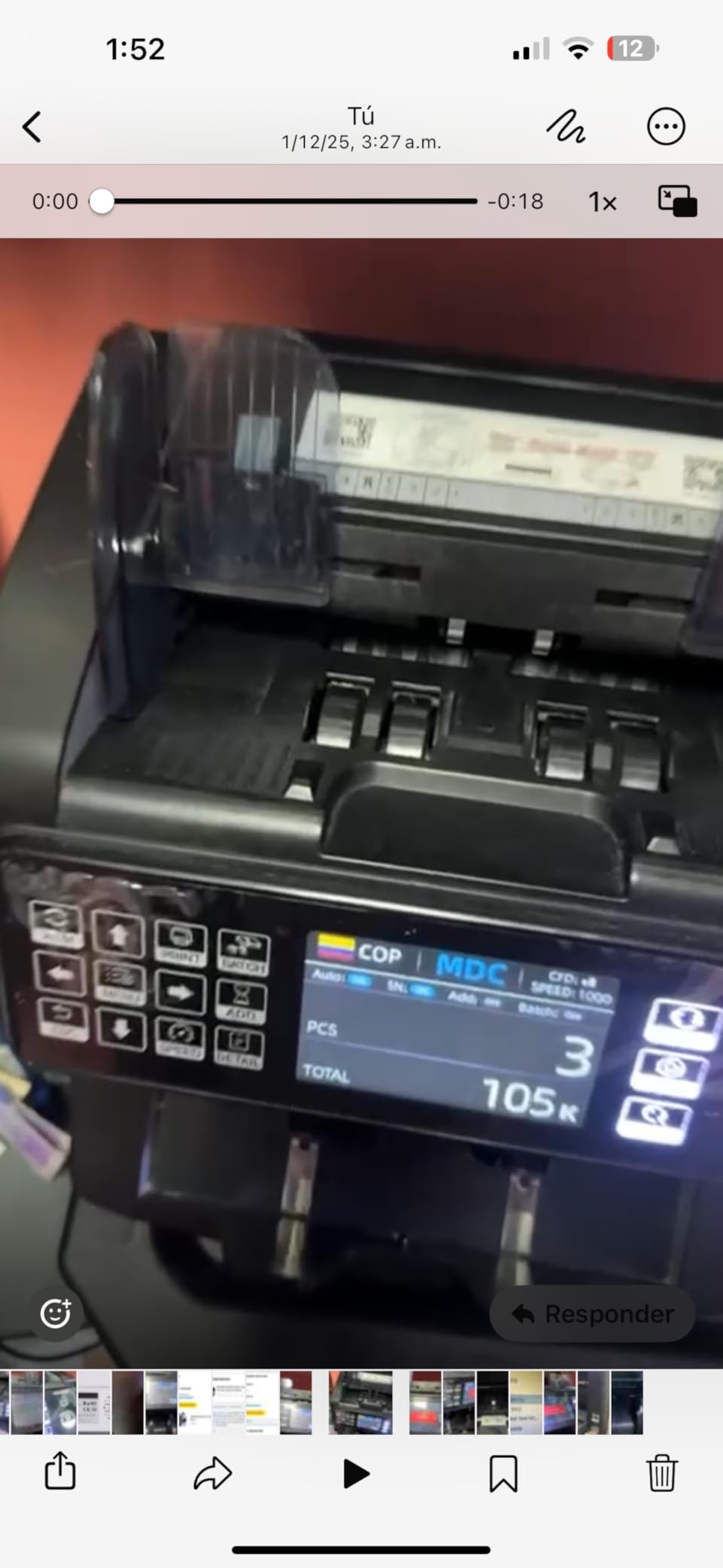 MUNBYN IMC01 Bank Grade Money Counter Machine Mixed Denomination, 2CIS/UV/IR/MG/MT Counterfeit Detection, Serial Number, MUL Currency Cash Counter, Printer Compatible, 2Y Manufacturer (White) customer photo 1