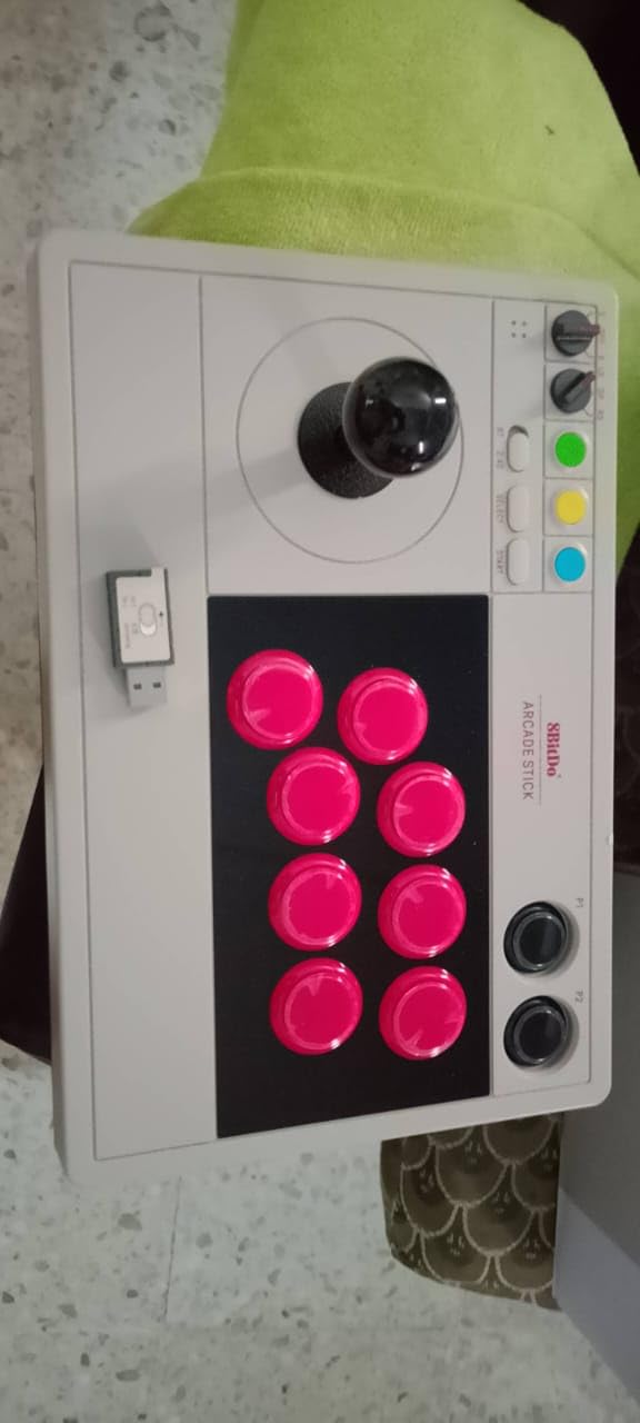 8Bitdo Arcade Stick for Switch & Windows, Arcade Fight Stick Support Wireless Bluetooth, 2.4G Receiver and Wired Connection customer photo 1