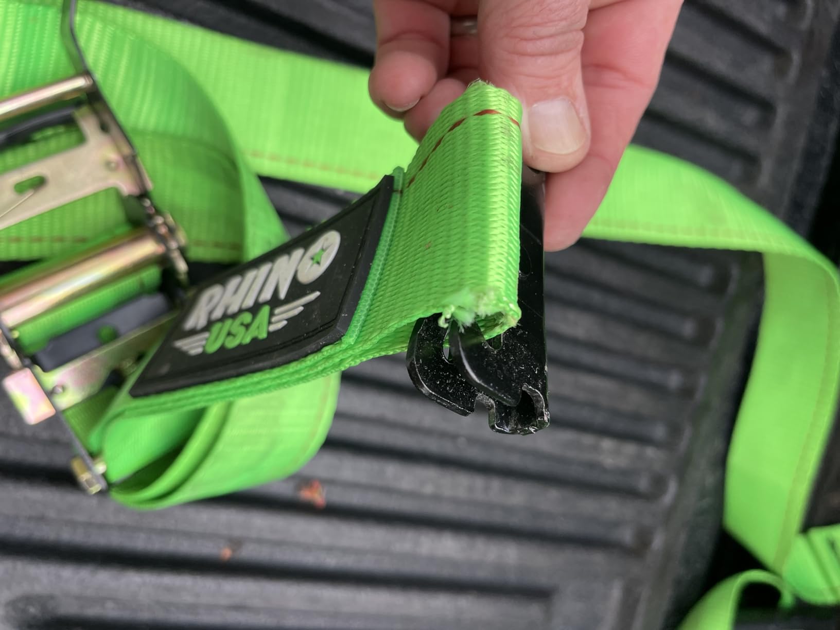 Rhino USA Wheel Chock Tie Down Kit (4,500lb) - 2 Straps & 4 Chocks customer photo 1