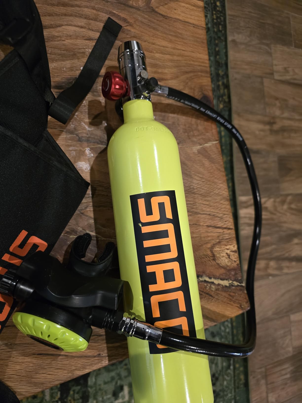 SMACO S400 Mini Scuba Tank, 1L Portable Diving Lung Air Tank customer photo 1
